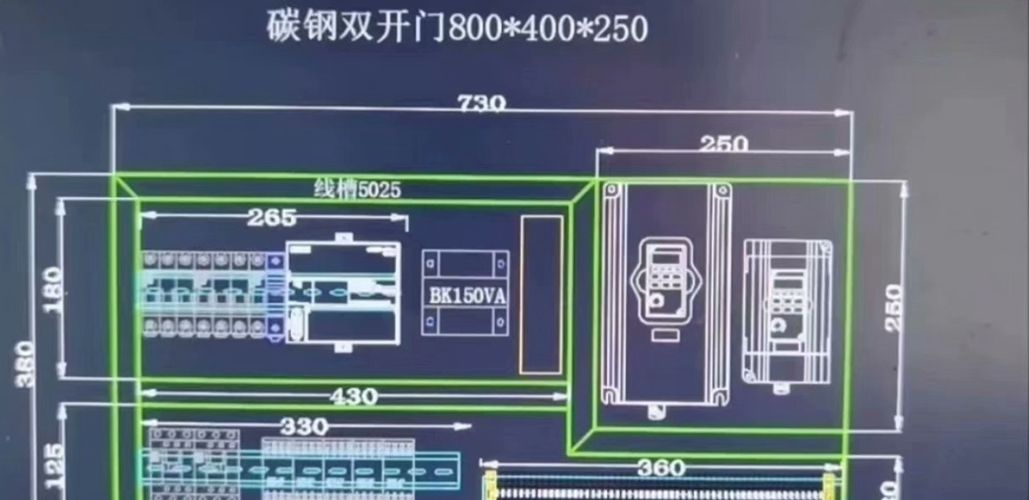 正泰、施耐德常用cad电器原件 ABB电气等电气元件CAD图库