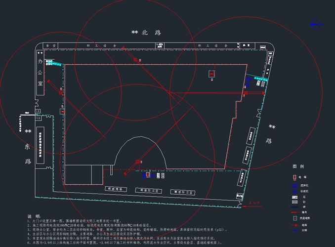 图书馆施工组织设计方案+平面图（创鲁班奖）