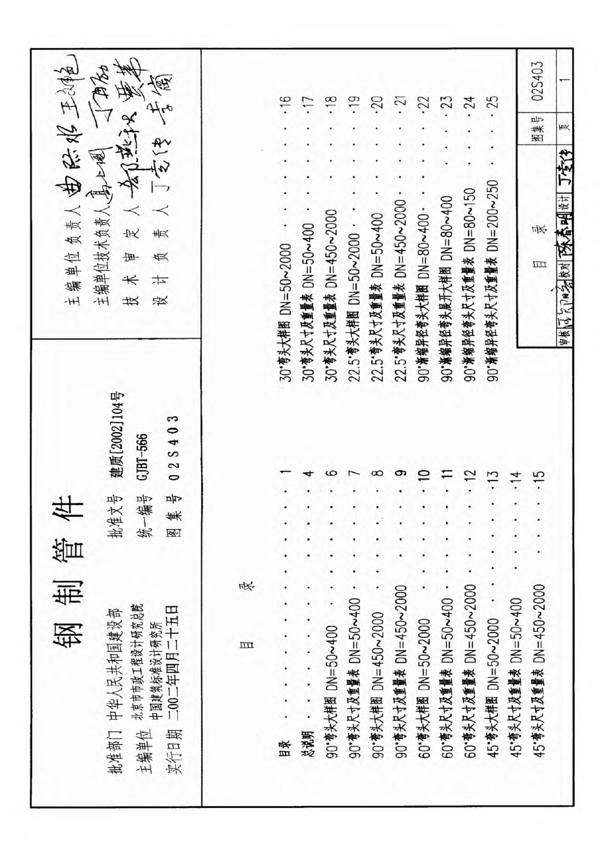 02s403钢制管件标准图集