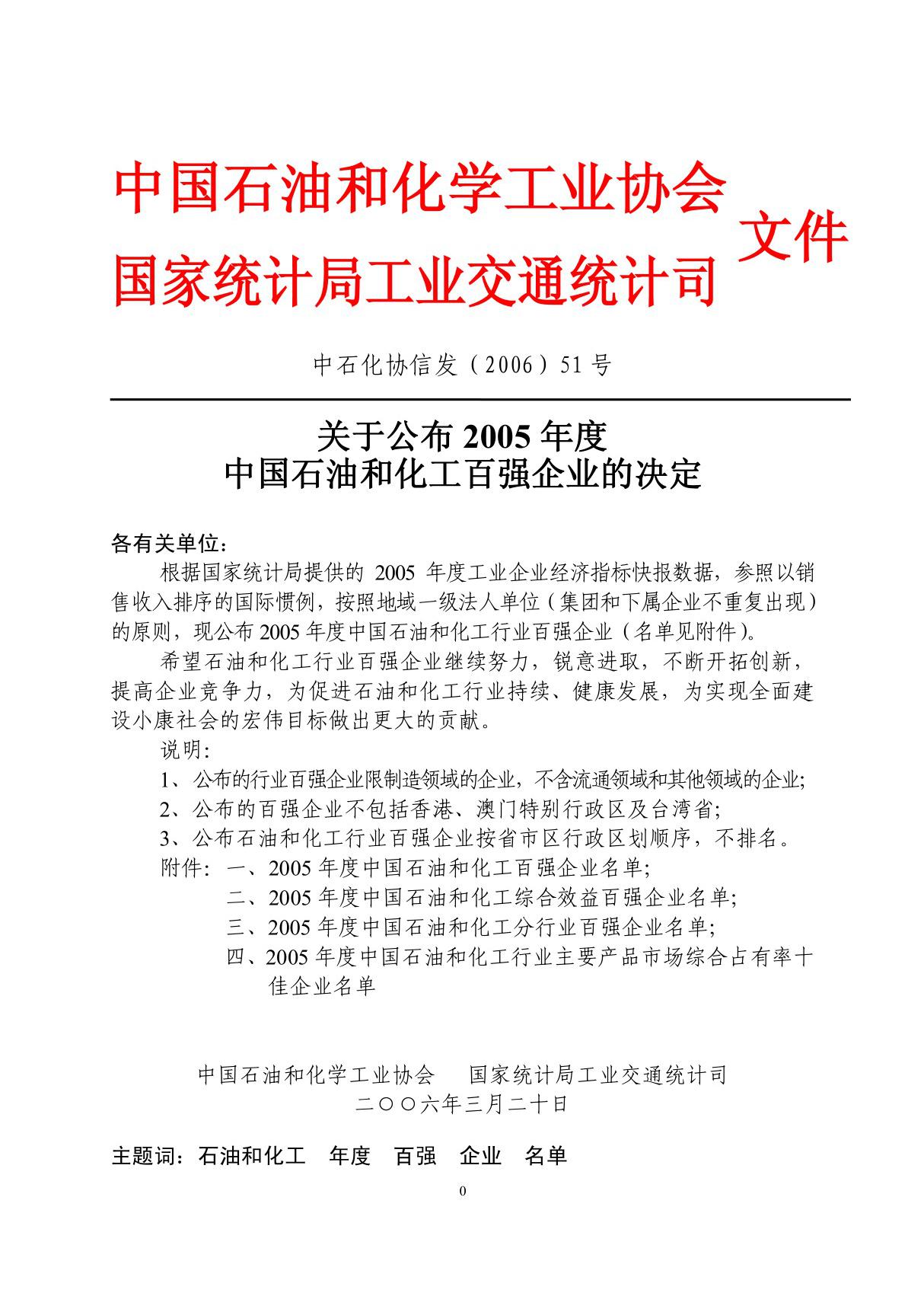 中国石油和化学工业协会