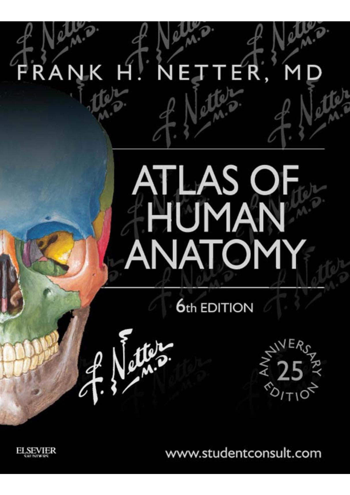 《奈特人体解剖学图谱》Netter's Atlas of Human Anatomy 6E Medical Textbook 1