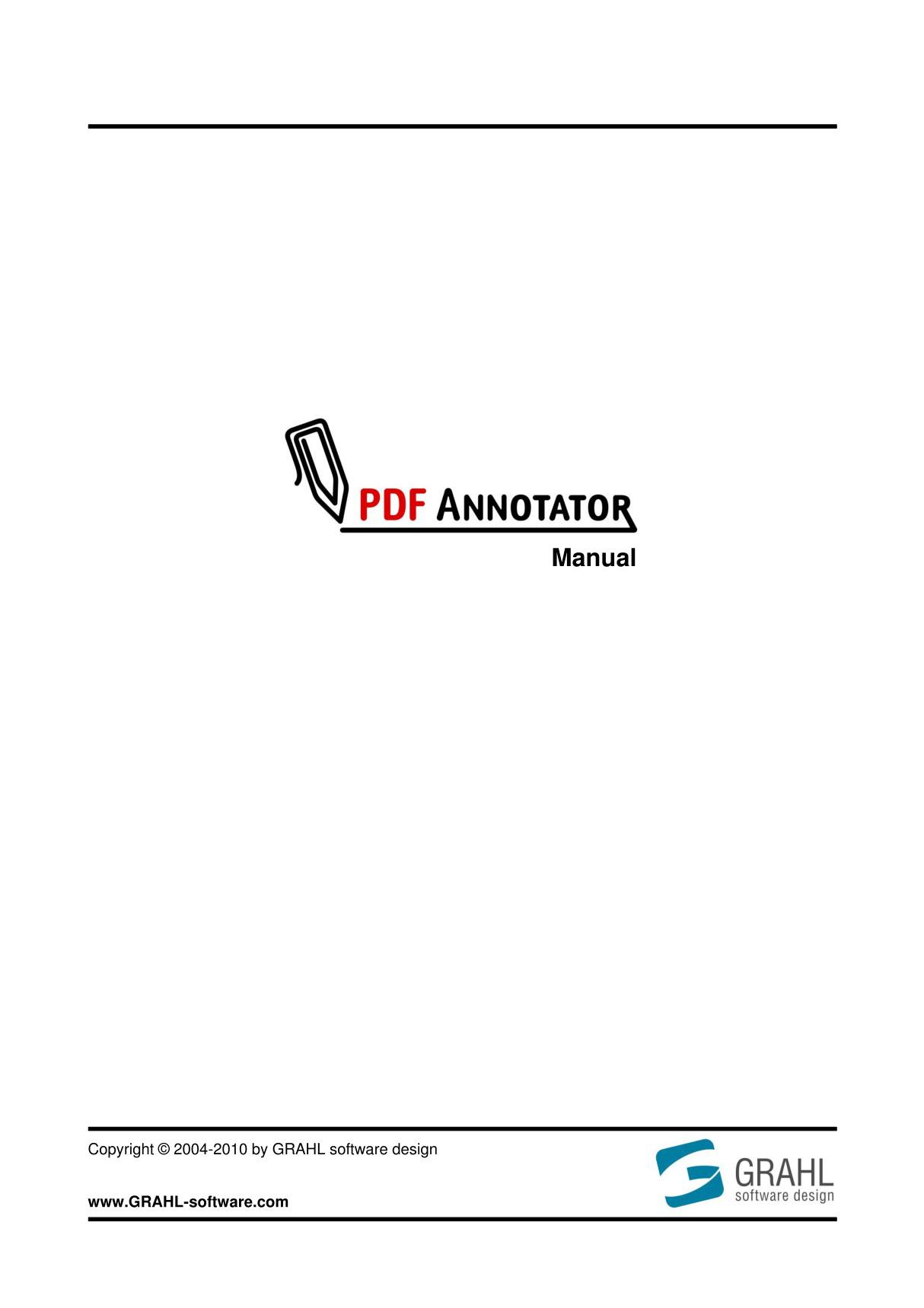 PDFAnnotator(pdf编辑软件)使用指南