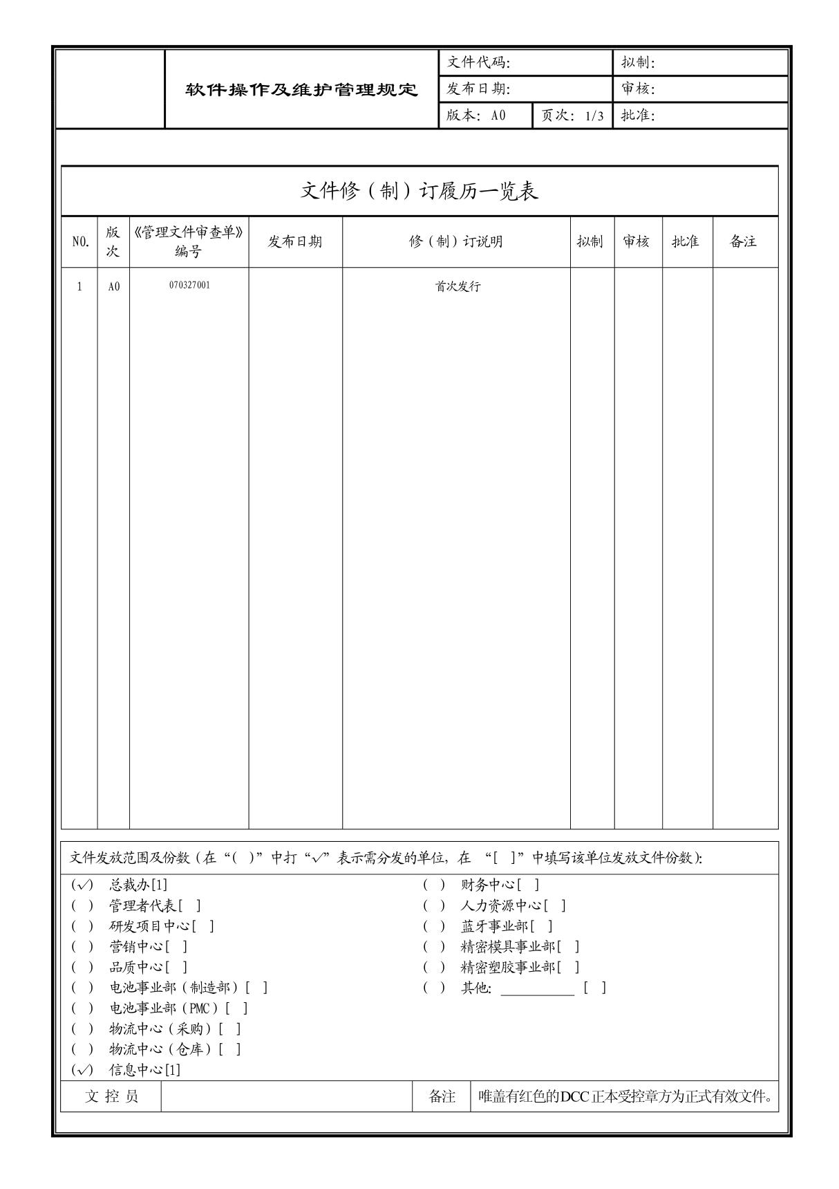 (企业流程优化)计算机软件操作及维护管理规定