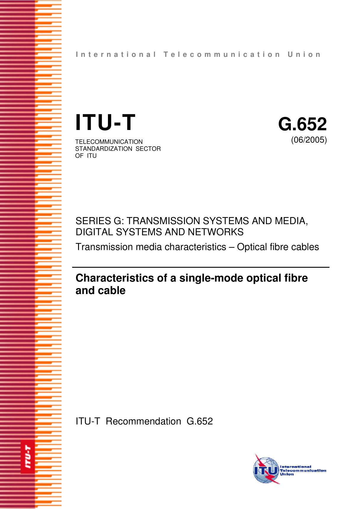 itu-g(1).652光纤光缆标准