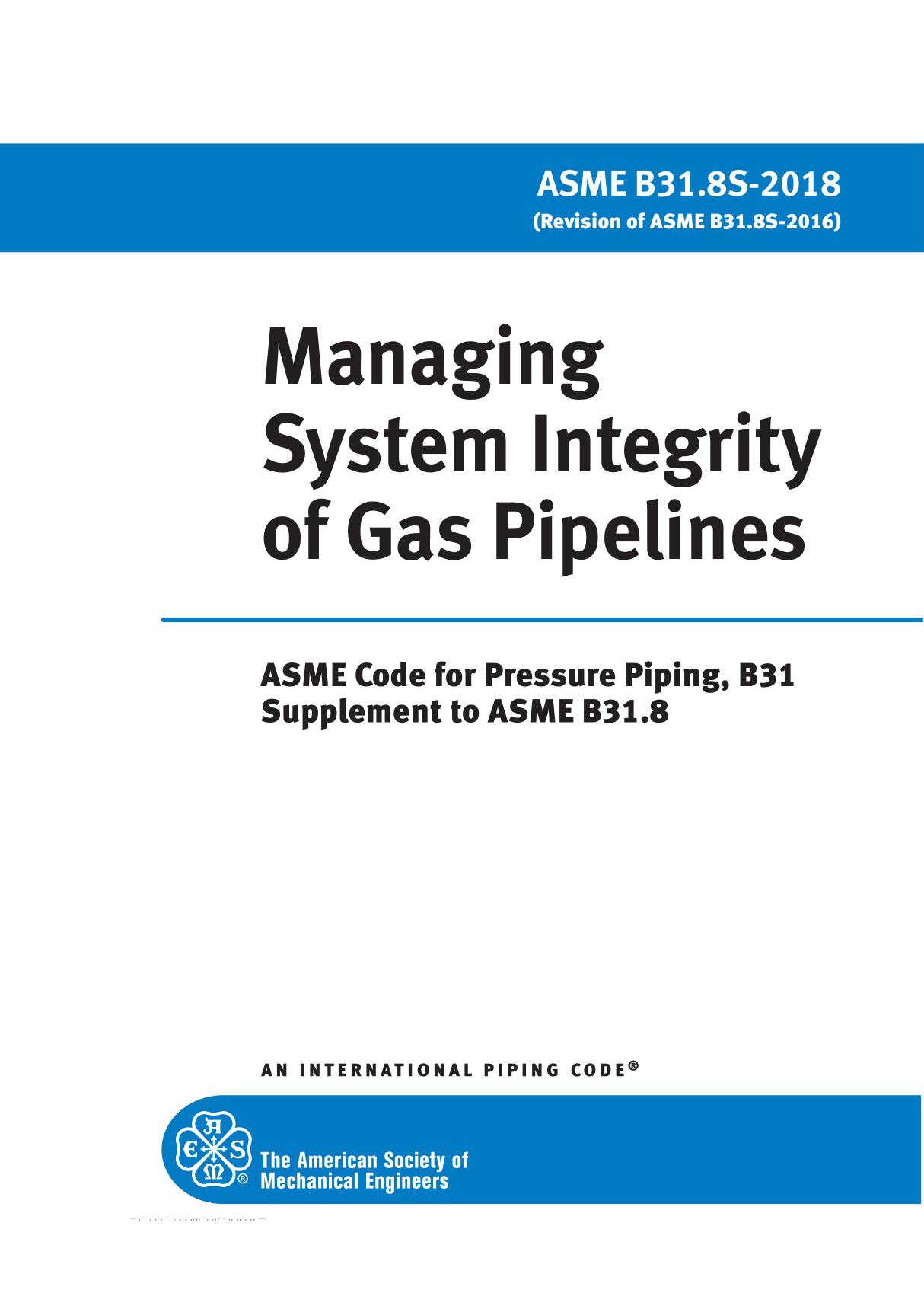 ASME B31.8S-2018