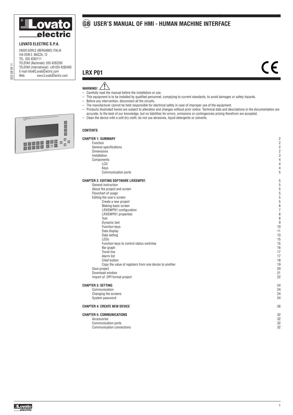 Human machine interface