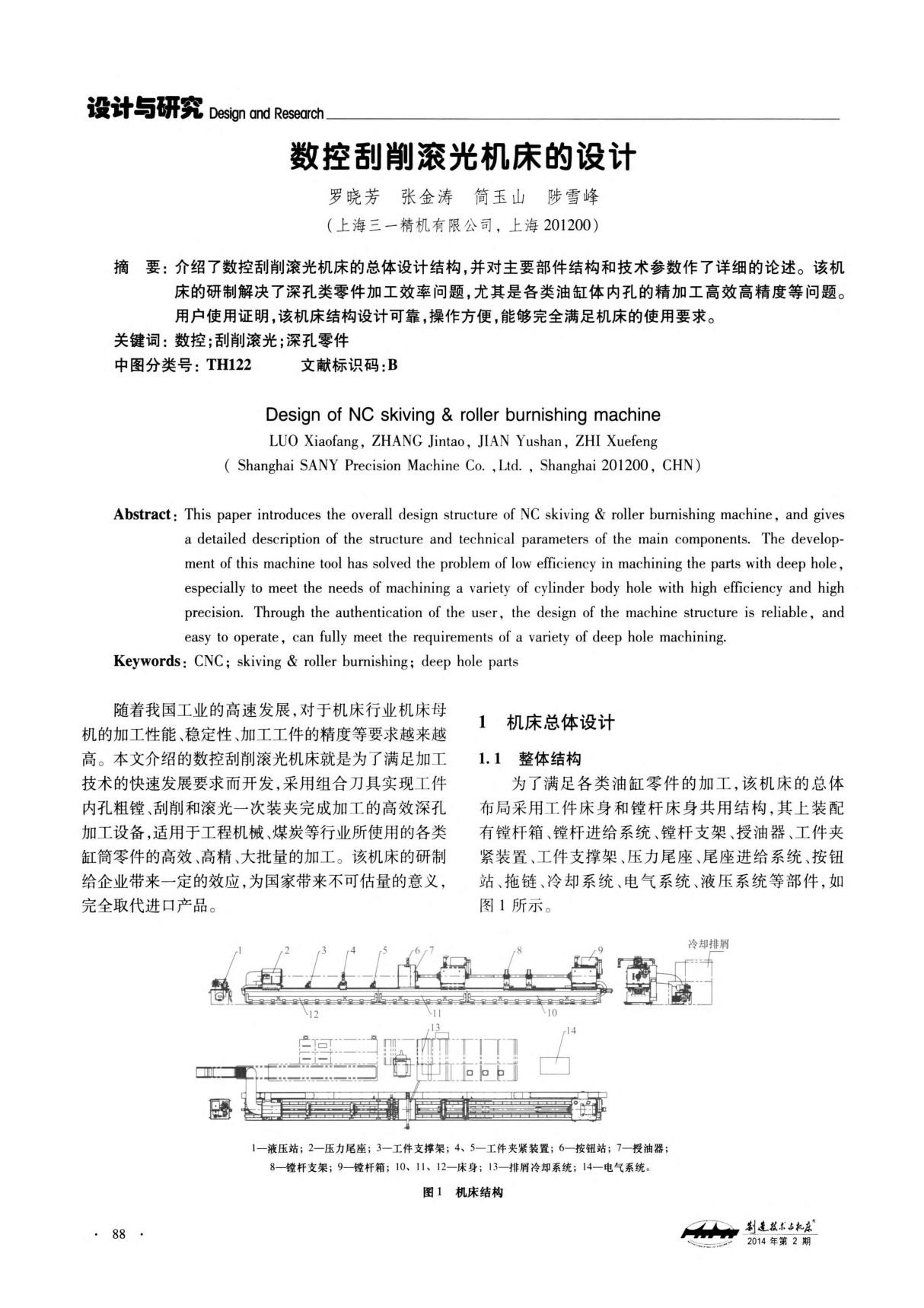 数控刮削滚光机床的设计