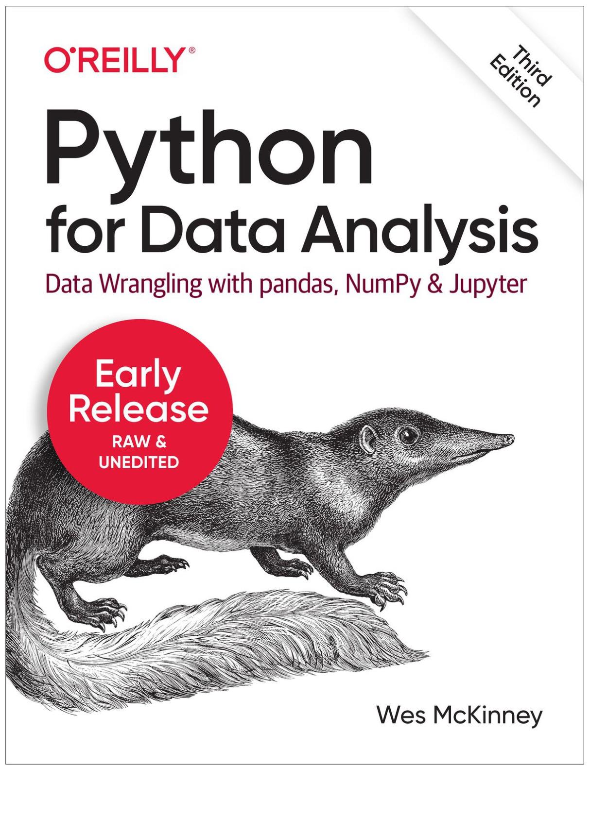 Python for Data Analysis, 3rd Edition