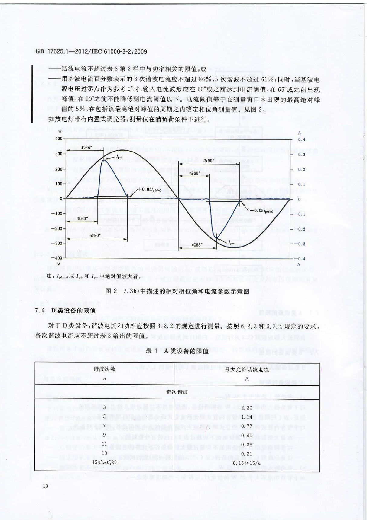 国家标准GB17625.1-2012标准规范电子版下载电子版下载 2