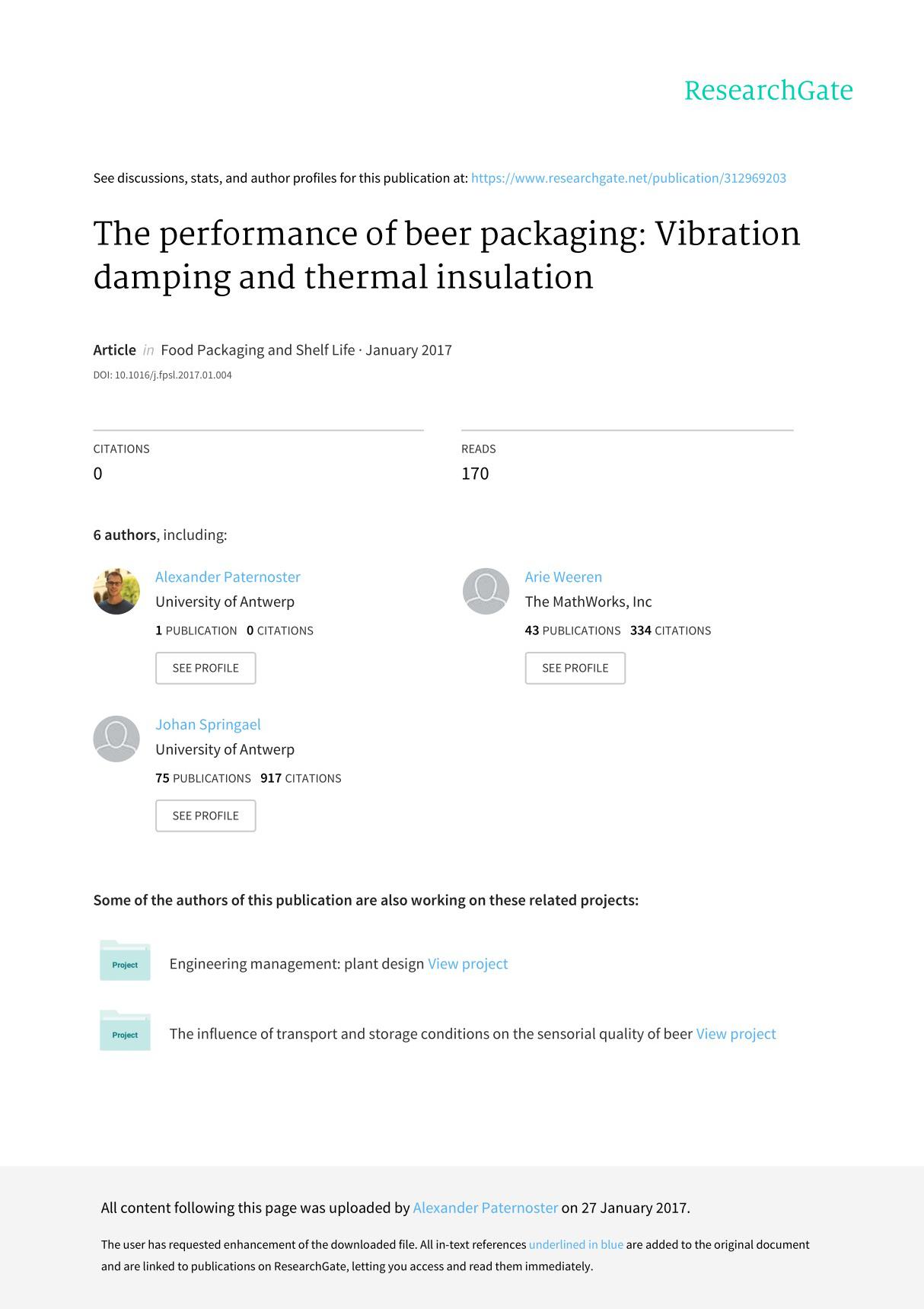 Food Packaging and Shelf Life