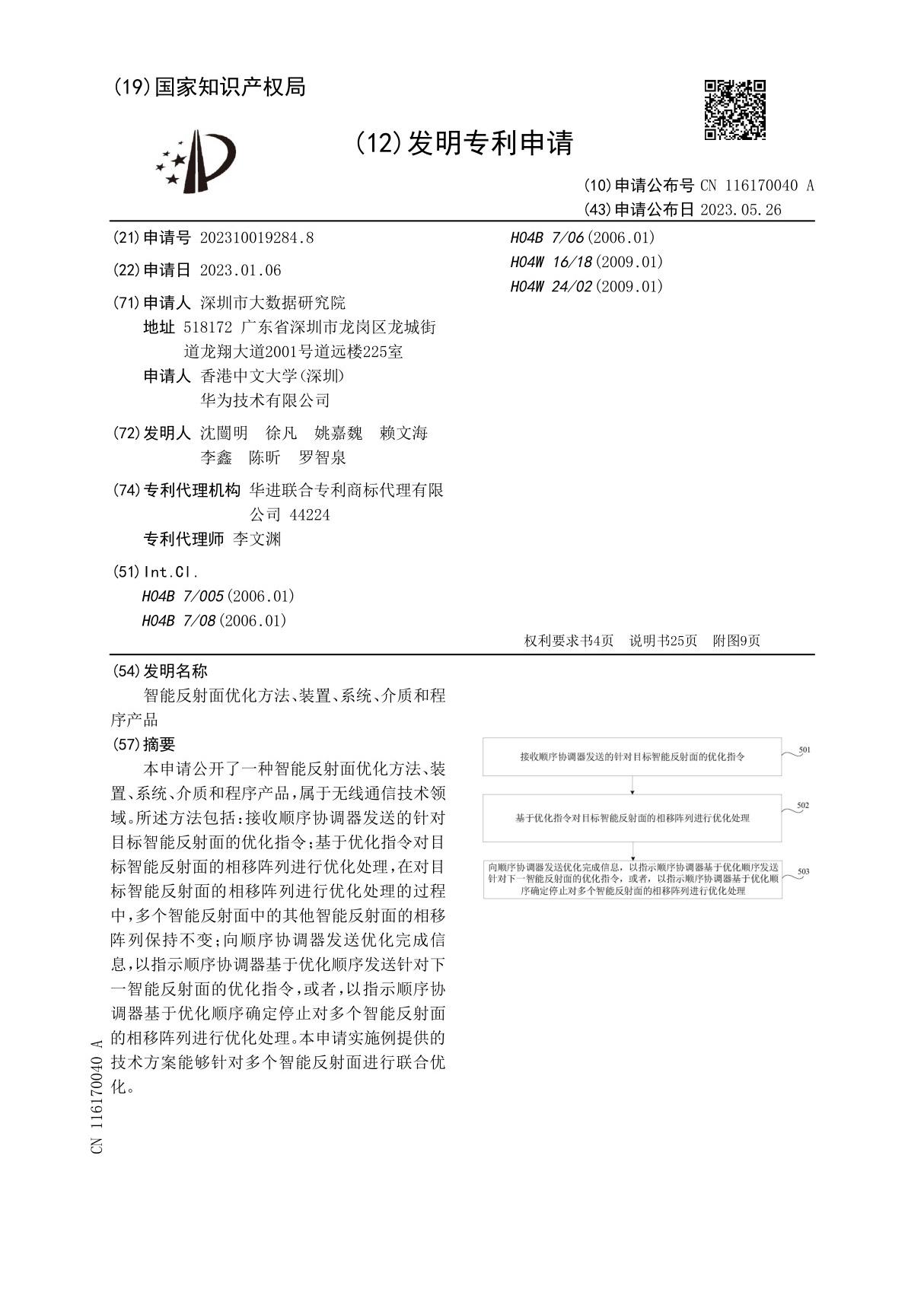 智能反射面优化方法 装置 系统 介质和程序产品