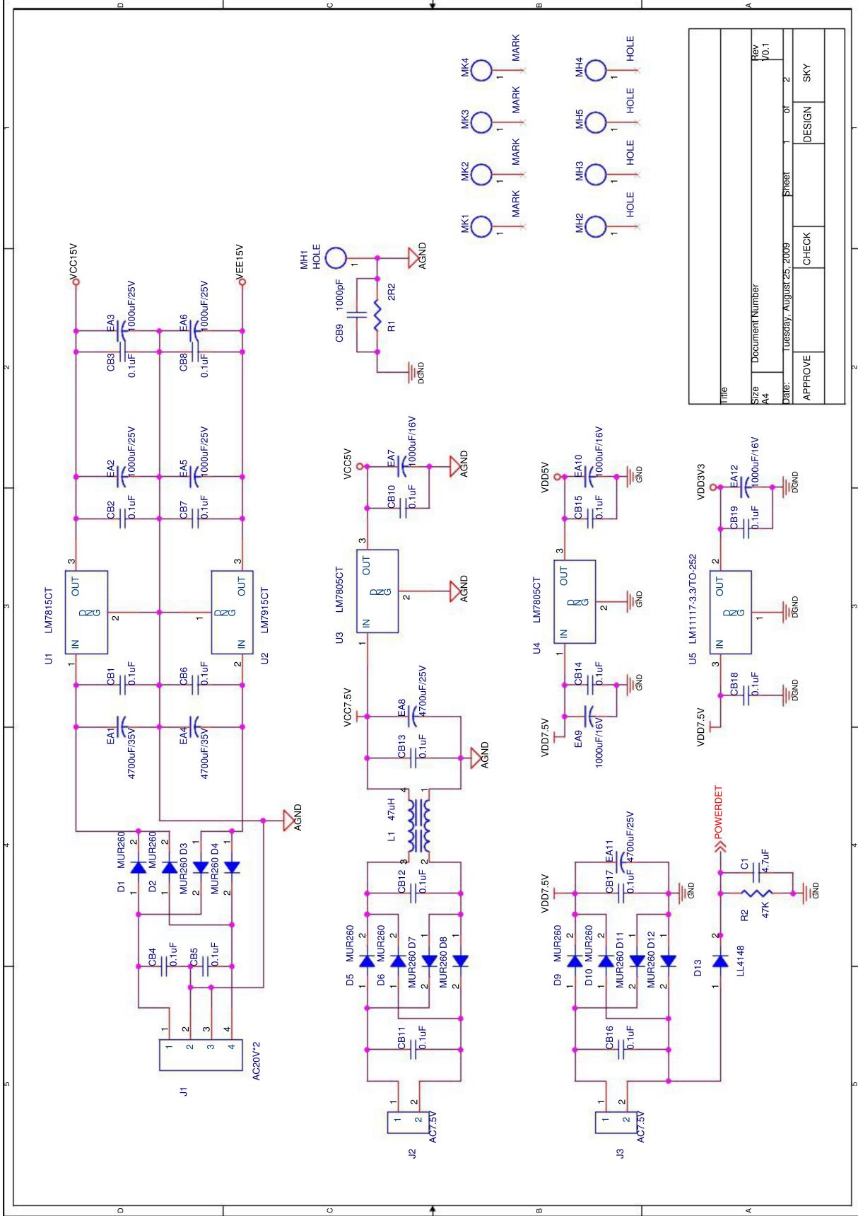 CS4398的DAC原理图