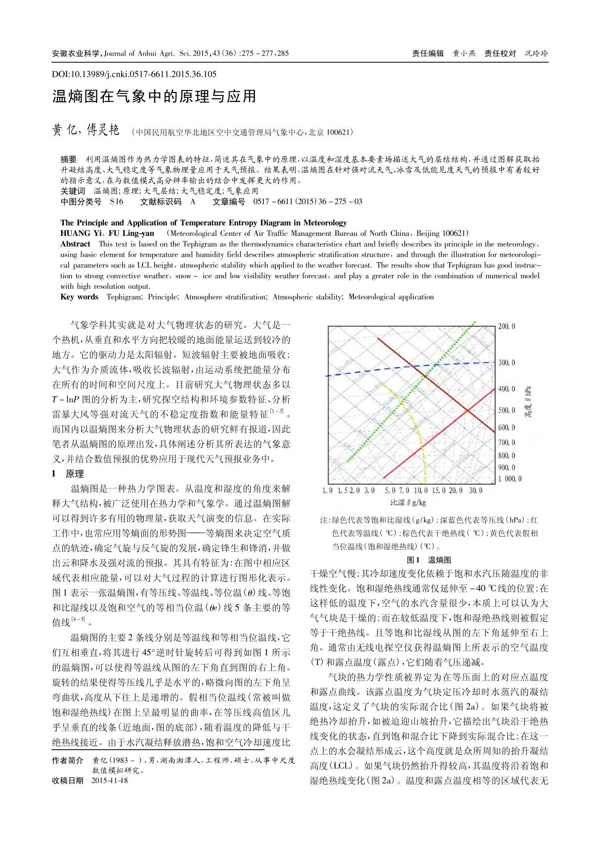 温熵图在气象中的原理与应用