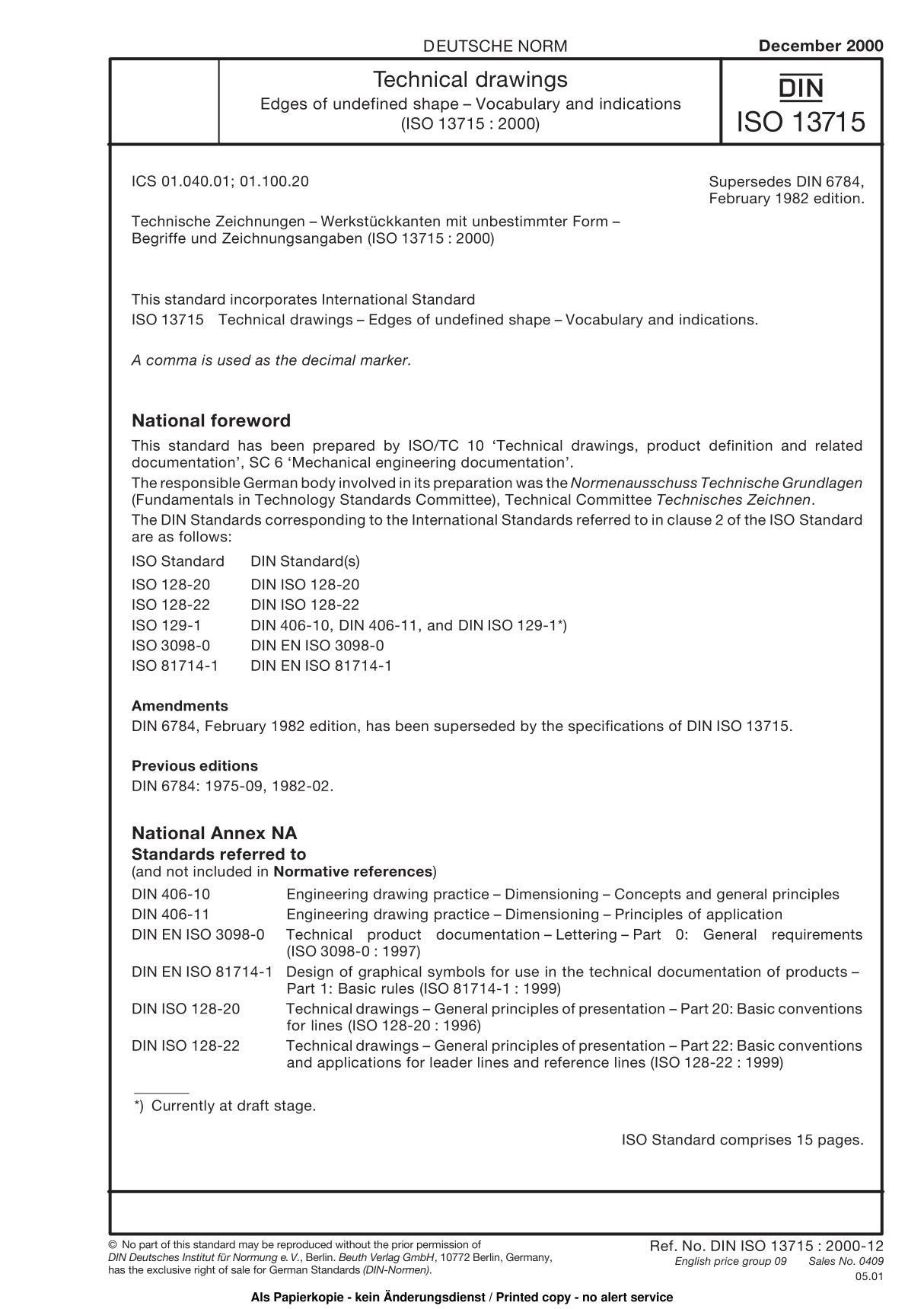 DIN ISO 13715-2000