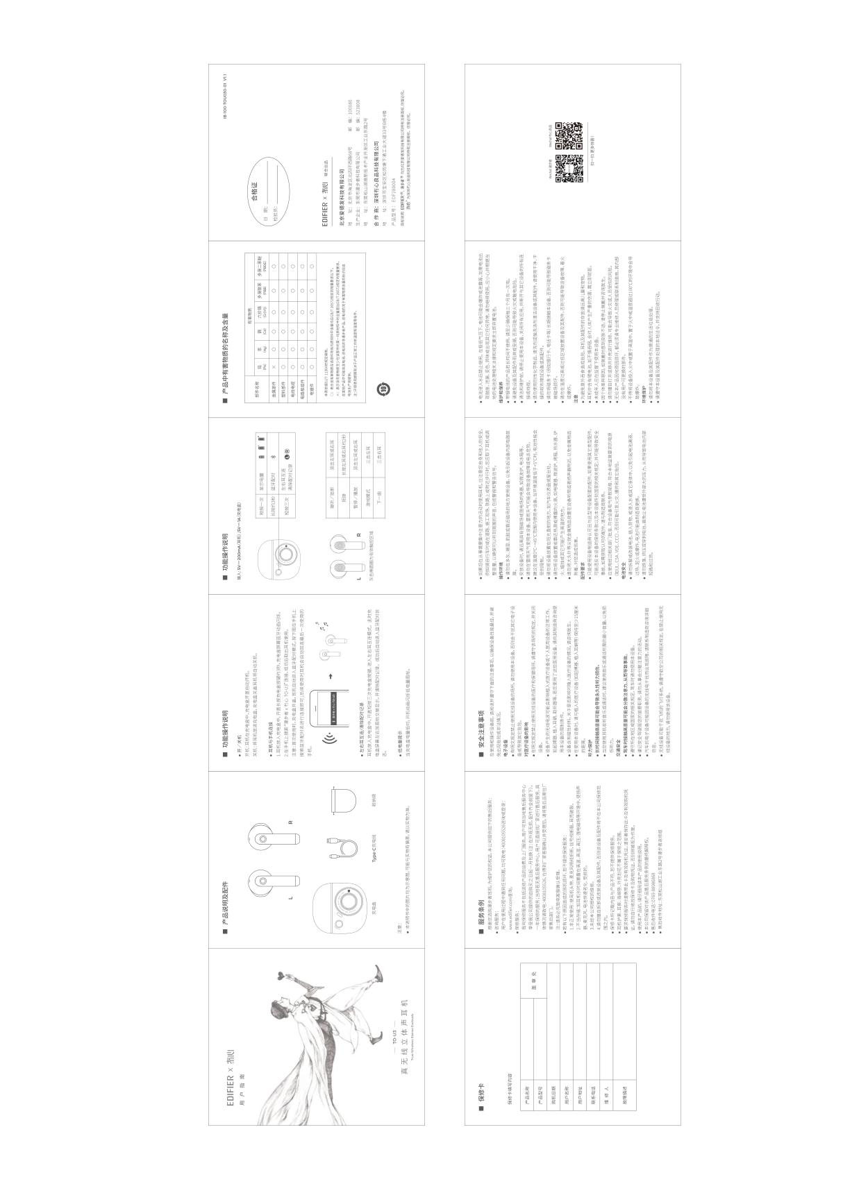 EDIFIER漫步者TO-U3使用说明书