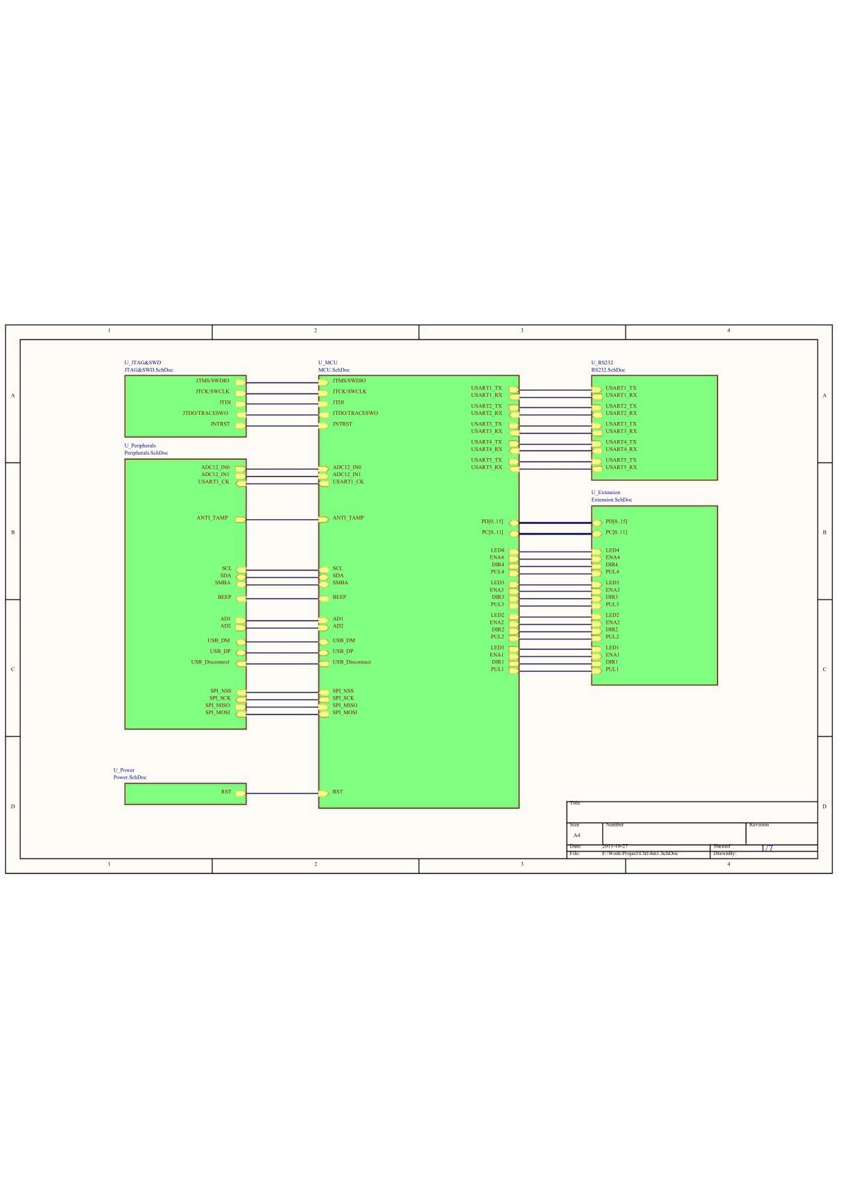 STM32F103VCT6开发板原理图