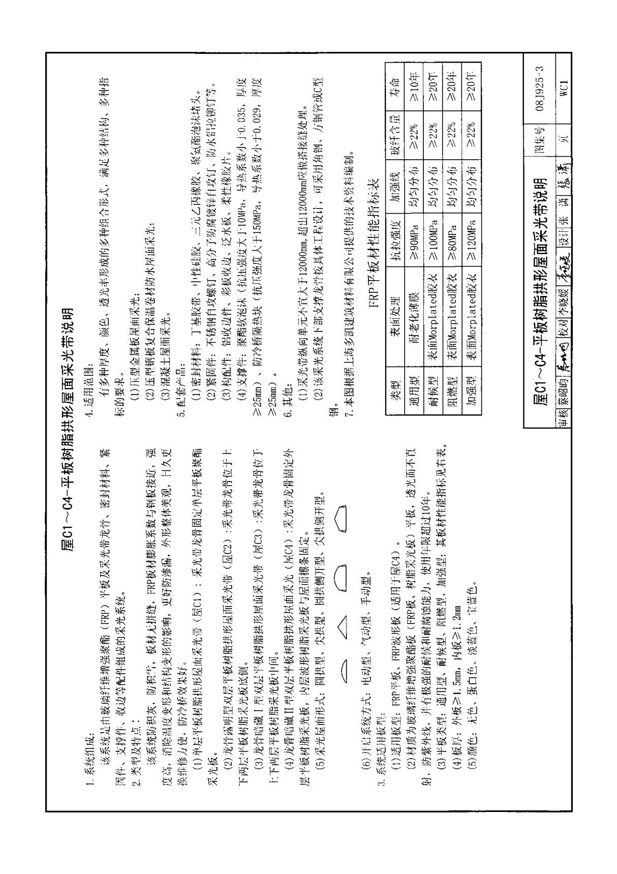 国标图集08J925-3 压型钢板 夹芯板屋面及墙体建筑构造(三)-国家标准设计图集电子版下载 2