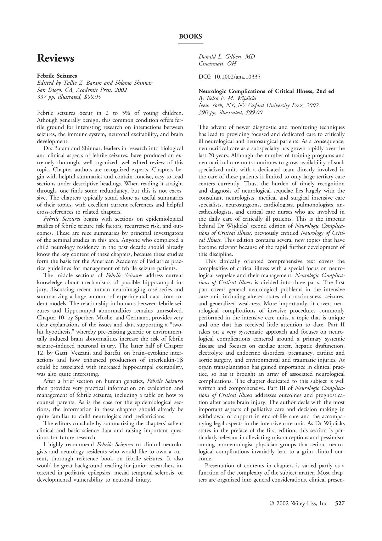 febrile seizures