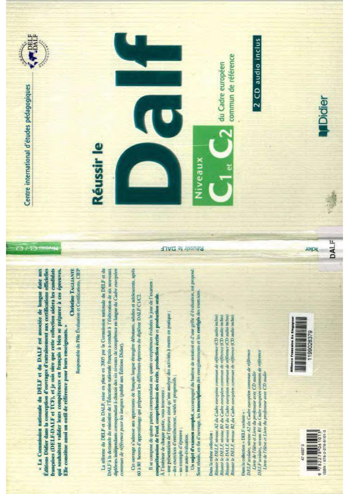 Reussir le DALF C1-C2