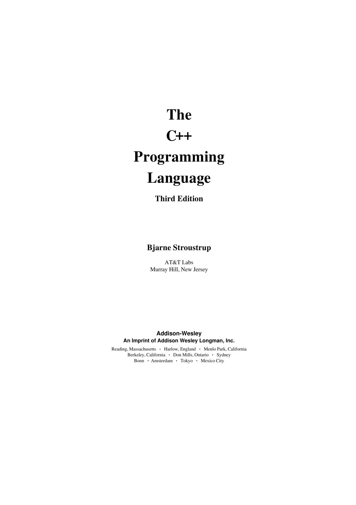 The C   Programming Language