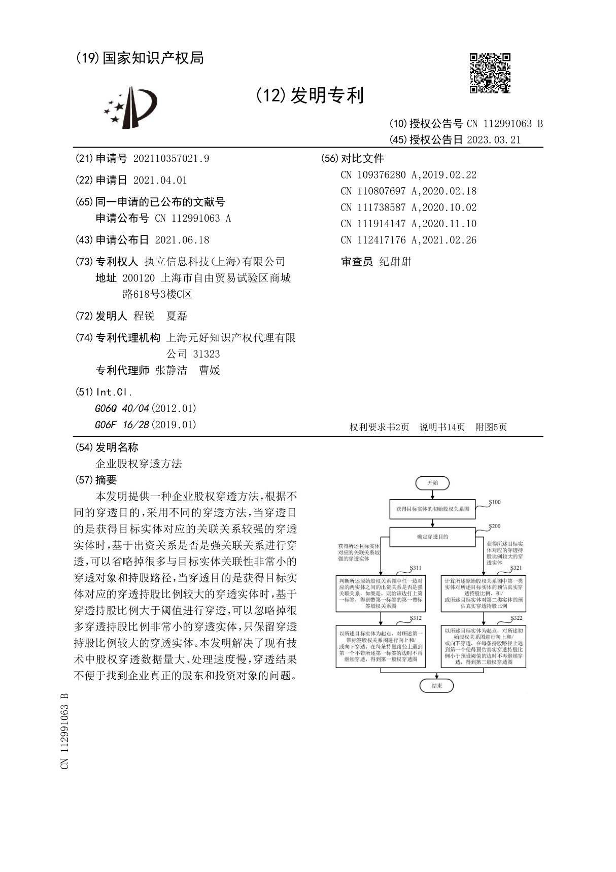 企业股权穿透方法