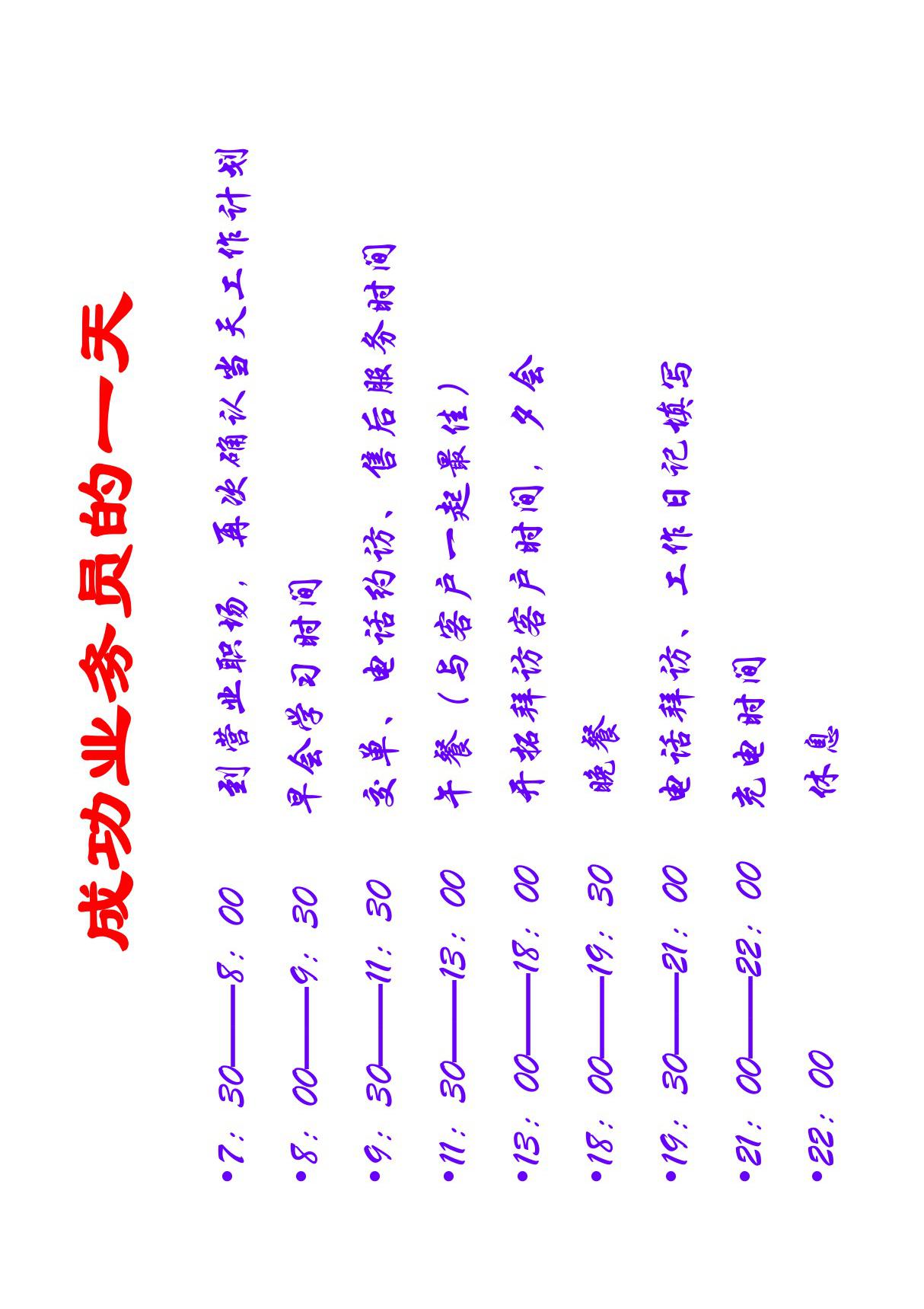 成功业务员的一天-保险营销销售技巧市场拓展开发保险公司早会晨会夕会PDF幻灯片投影片培训课件专题材料素材