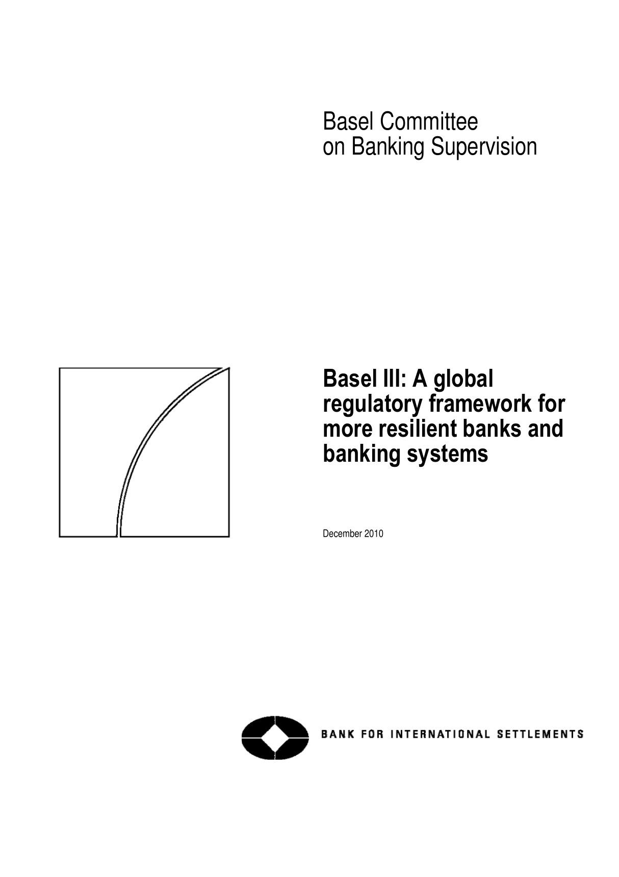 (精品)Basel III 巴塞尔协议3英文版