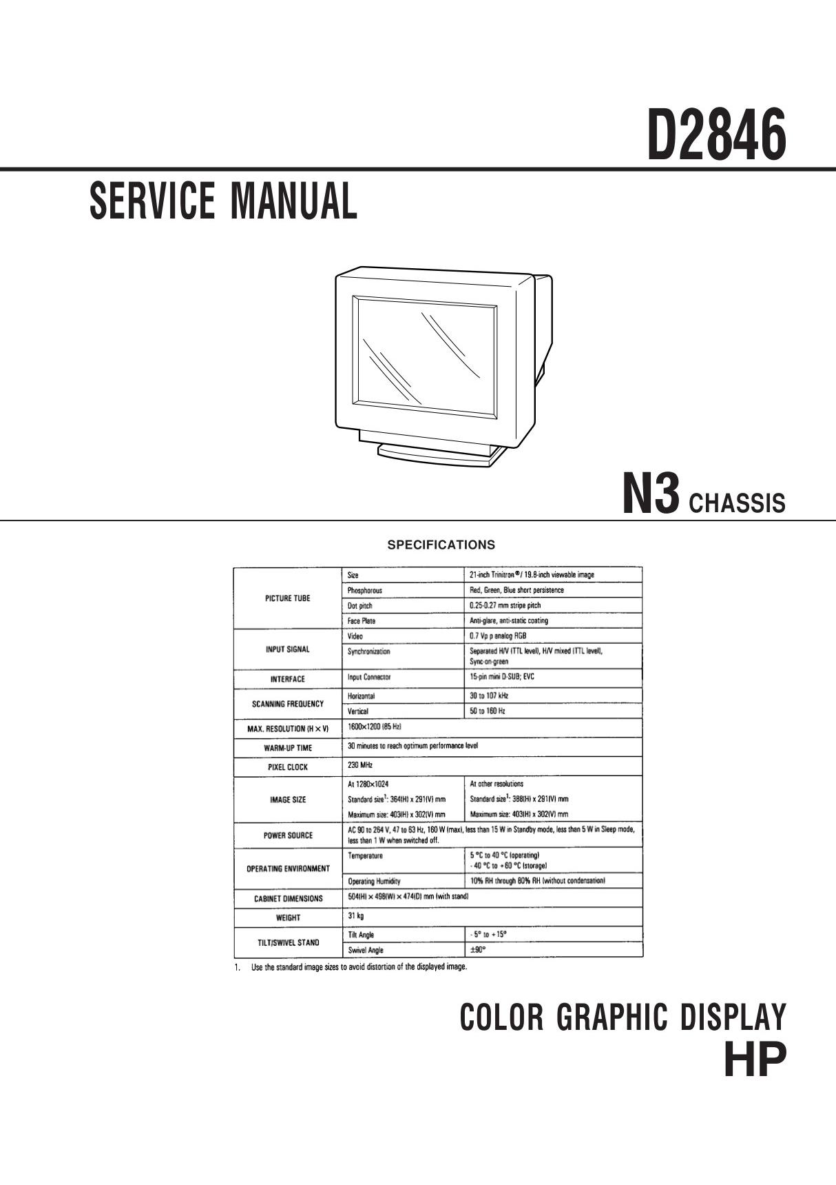 HP D2846 N3 Monitor