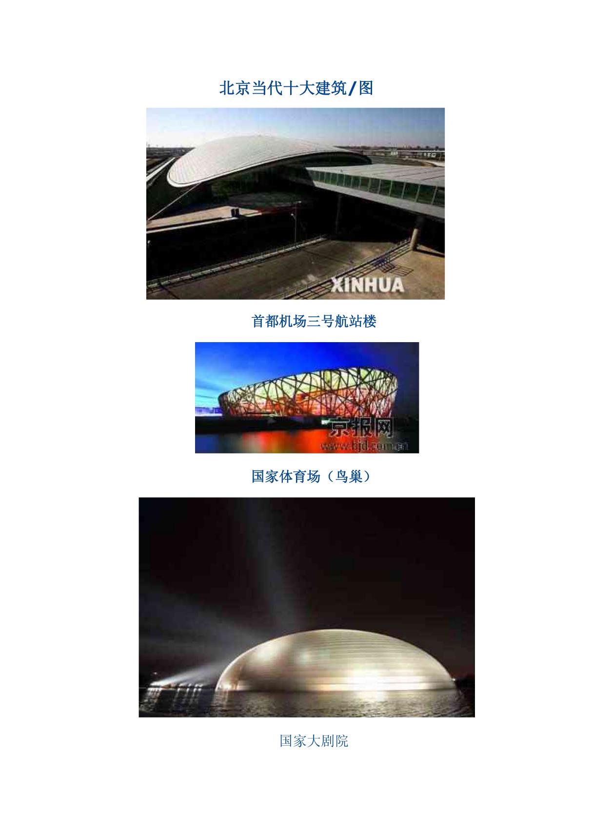 北京当代十大建筑/图