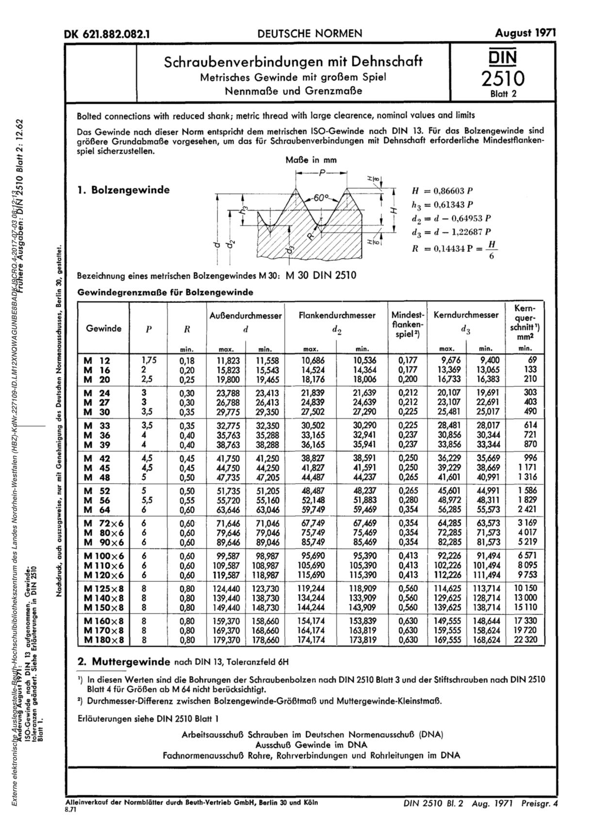 DIN 2510-2 (1971-08-00)