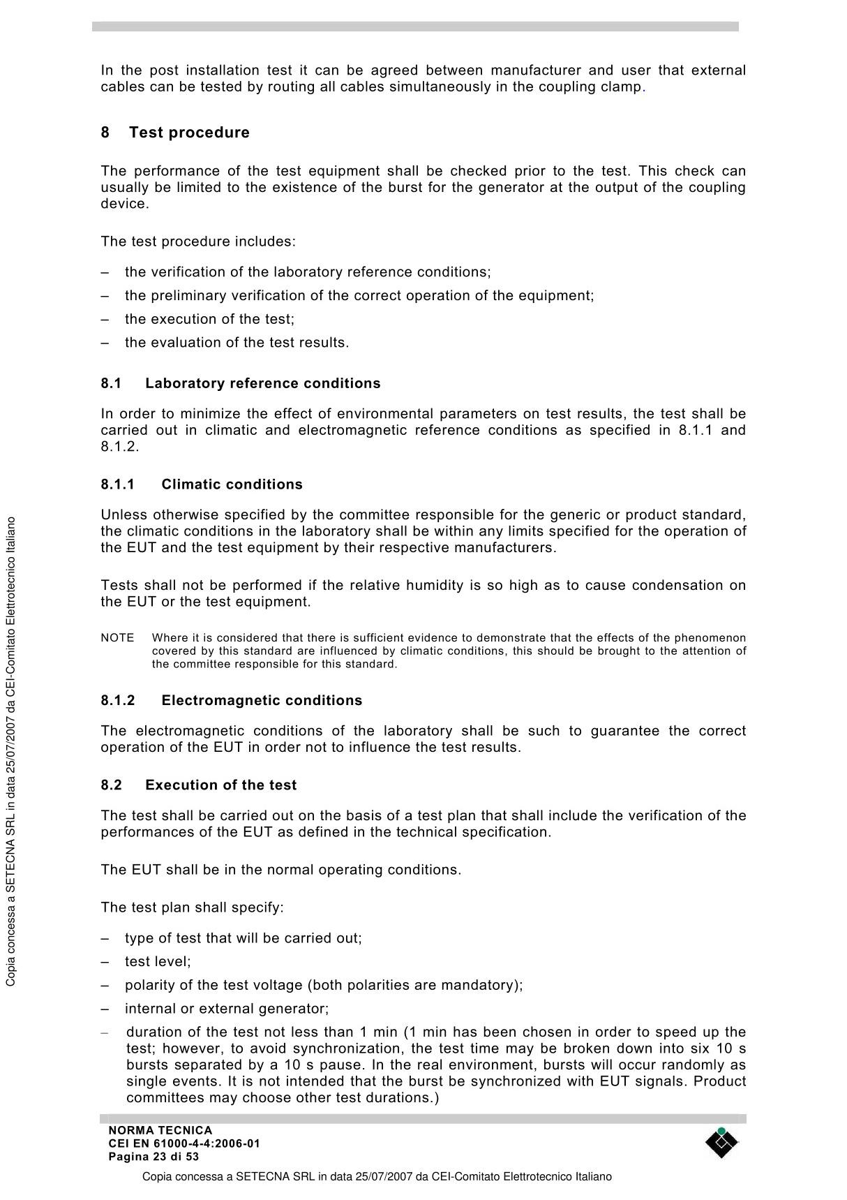 IEC 61000-4-4 Standard国际电工委员会标准 2