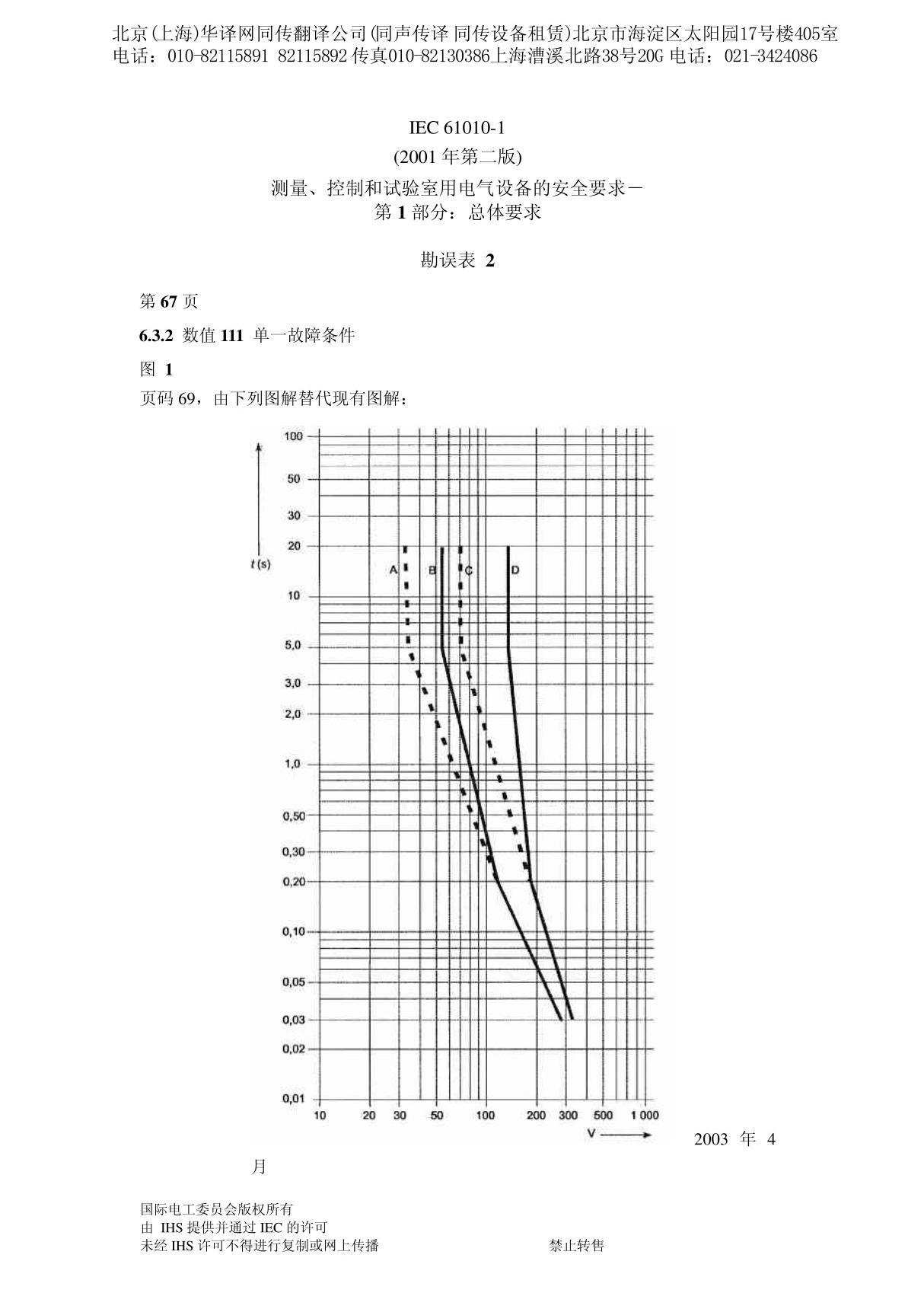 CEI IEC 61010-1 cn测量 控制和实验室用电气设备的安全要求--第1部分