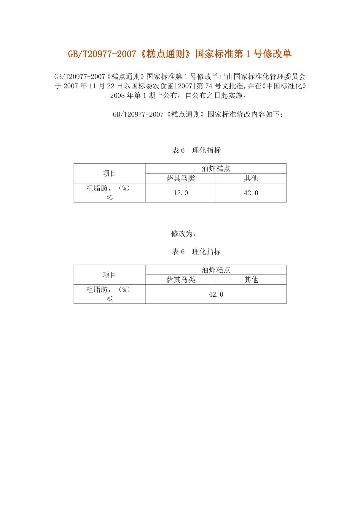 GB T 20977-2007 糕点通则