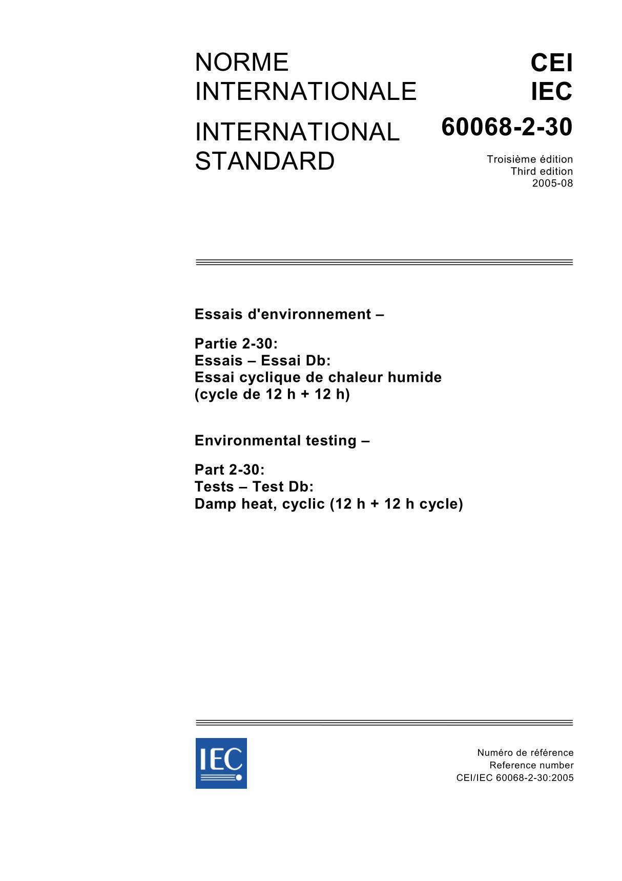 IEC 60068-2-30-2005