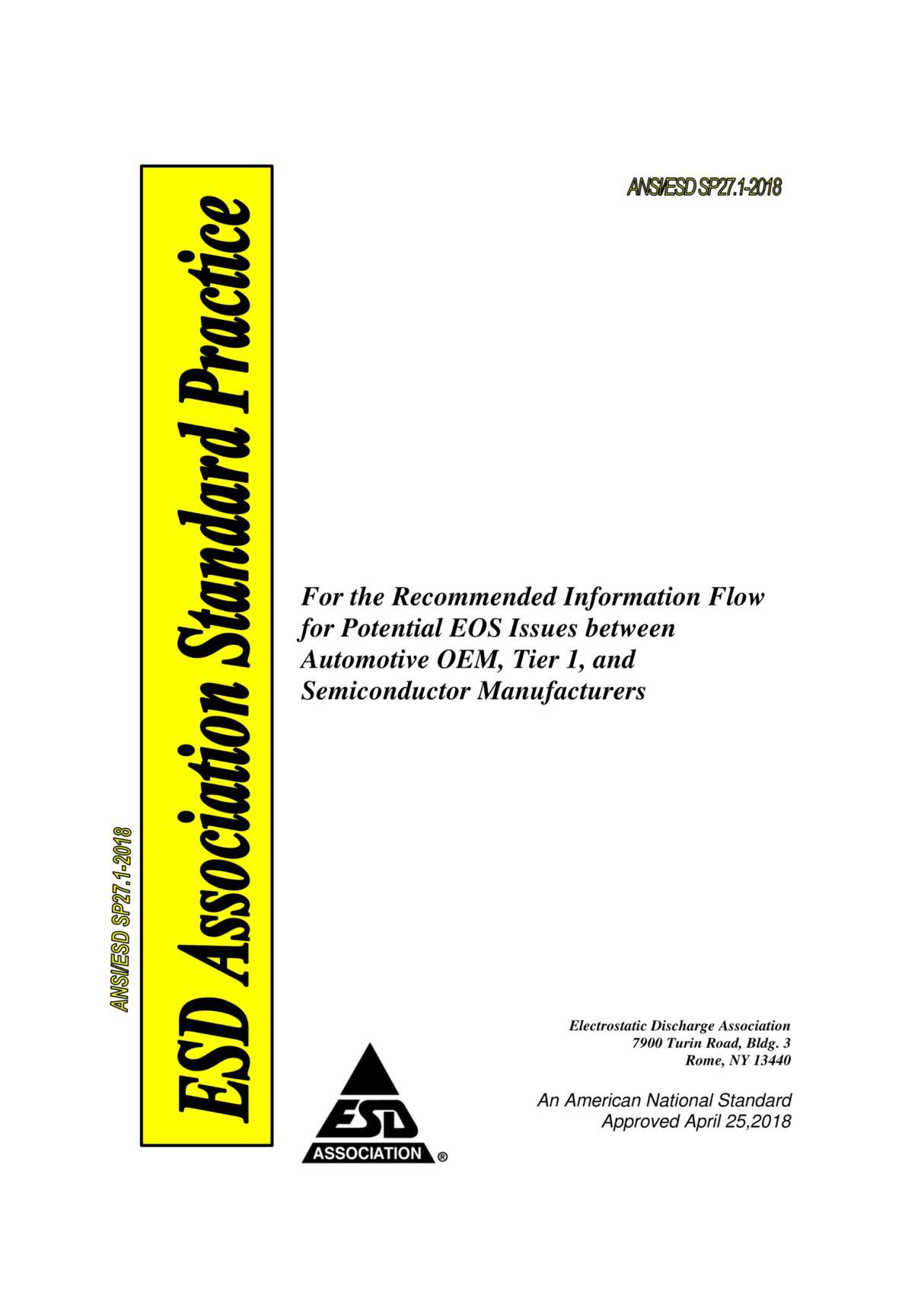 ANSI ESD SP27.1-2018(高清正版)