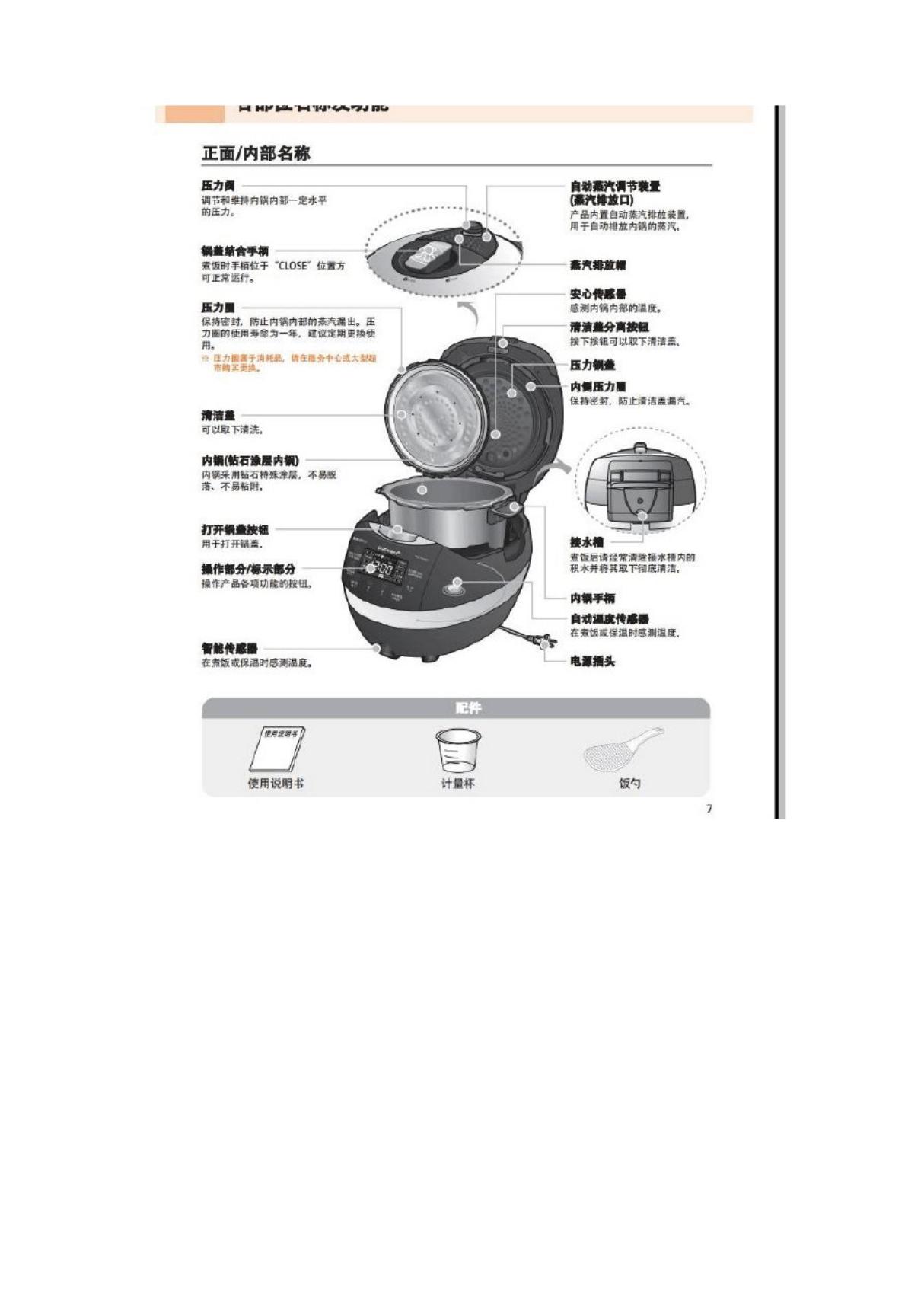 酷晨电饭煲说明书