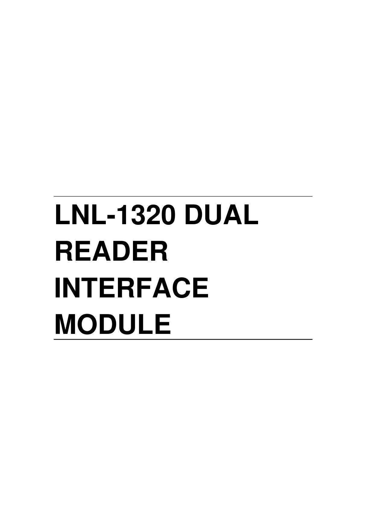 Lenel 1320