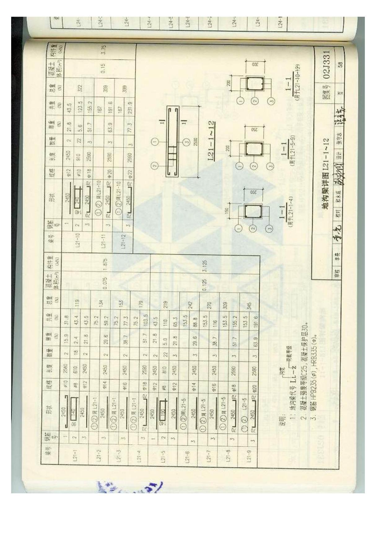 现行国家建筑标准设计图集02J331 地沟及盖板标准设计图集-国标图集电子版下载 2