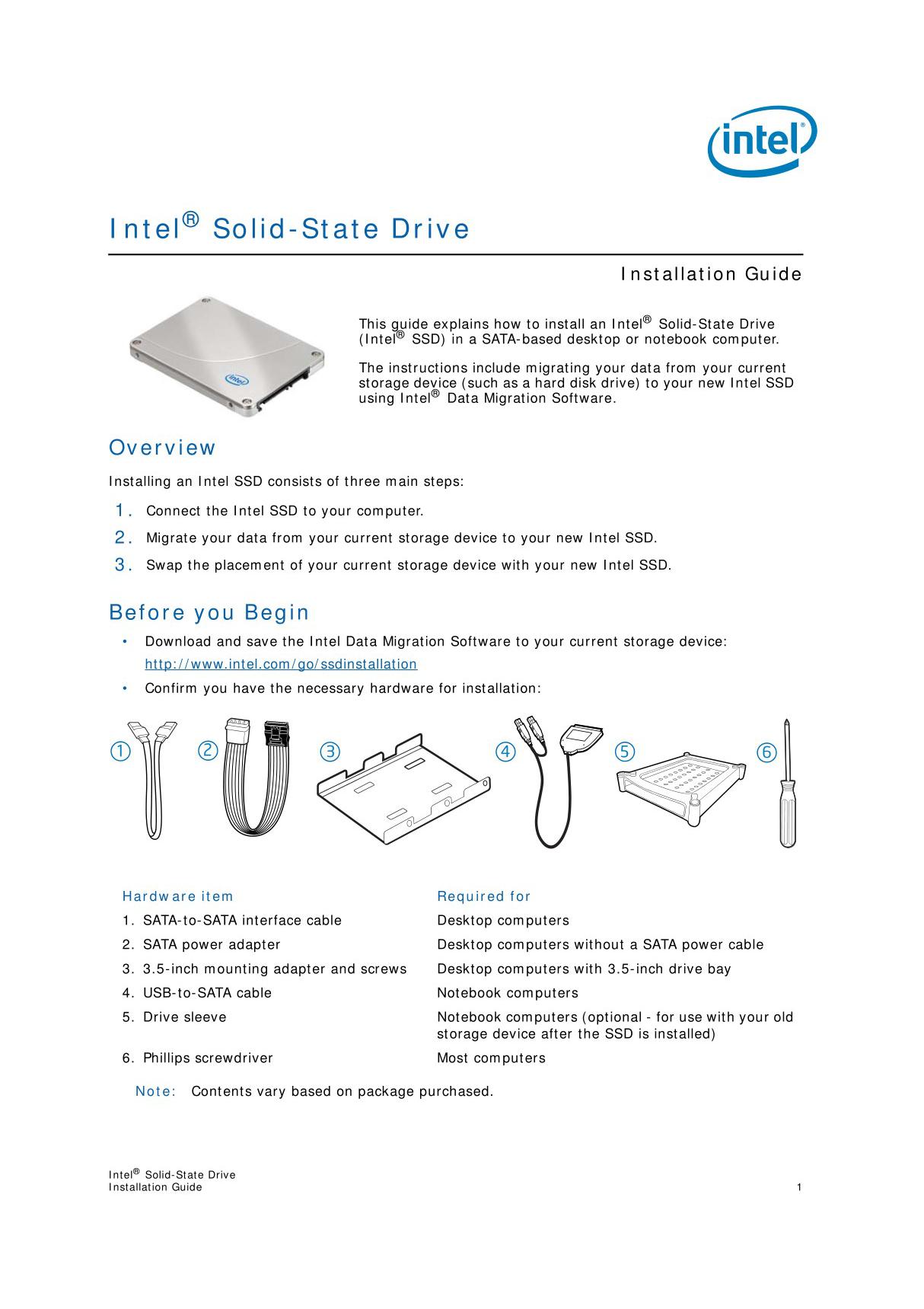 intel solid-state drive