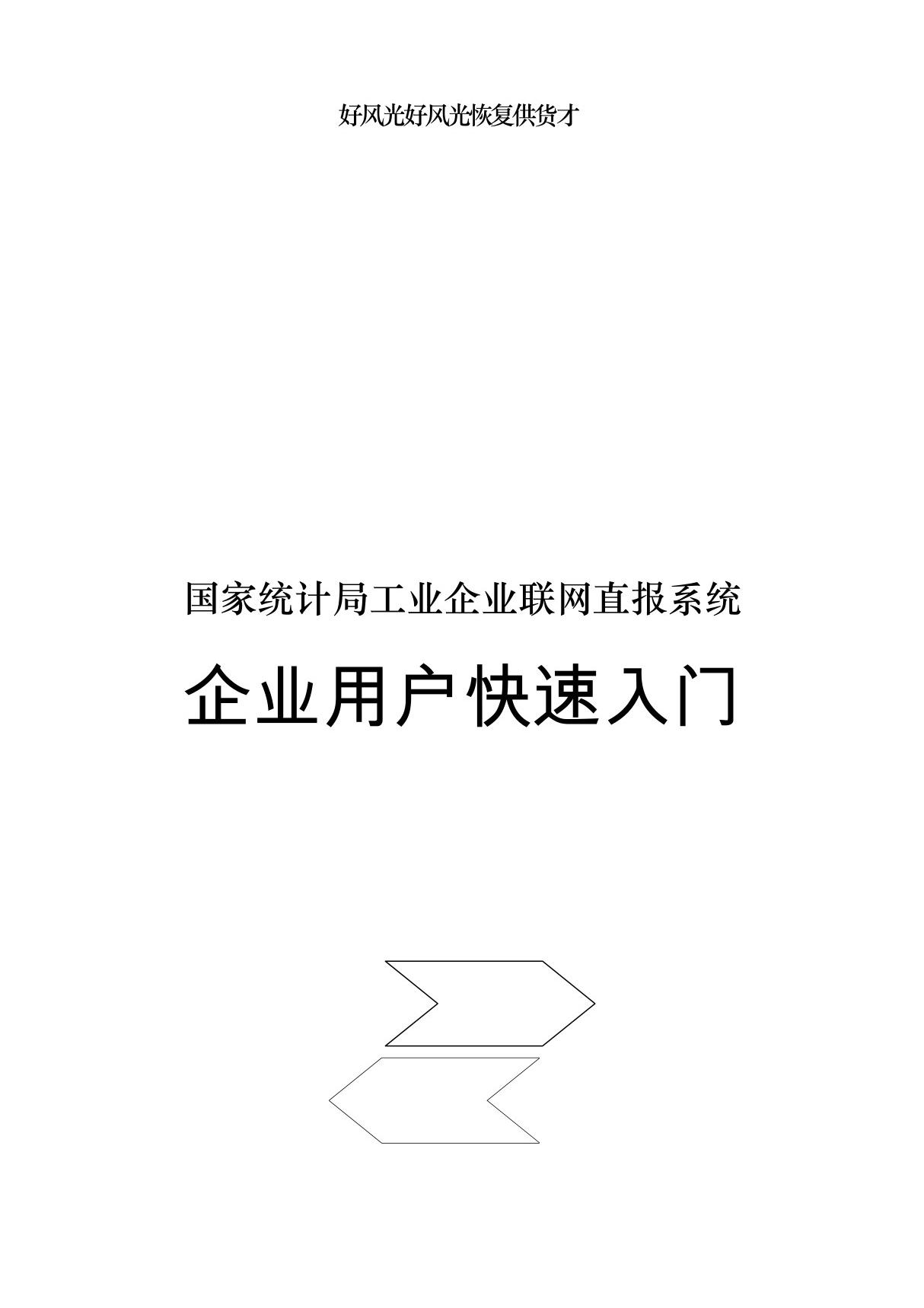 国家统计局工业企业联网直报系统