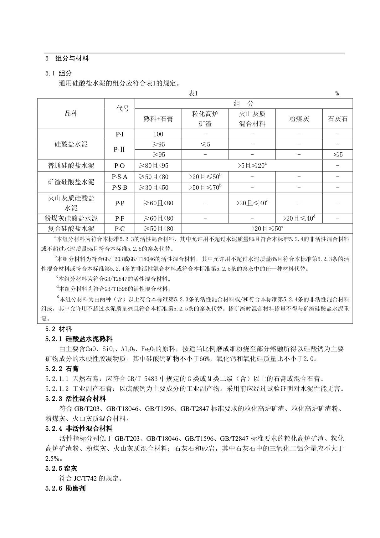 国家标准GB 175-2007 通用硅酸盐水泥标准电子版下载 2