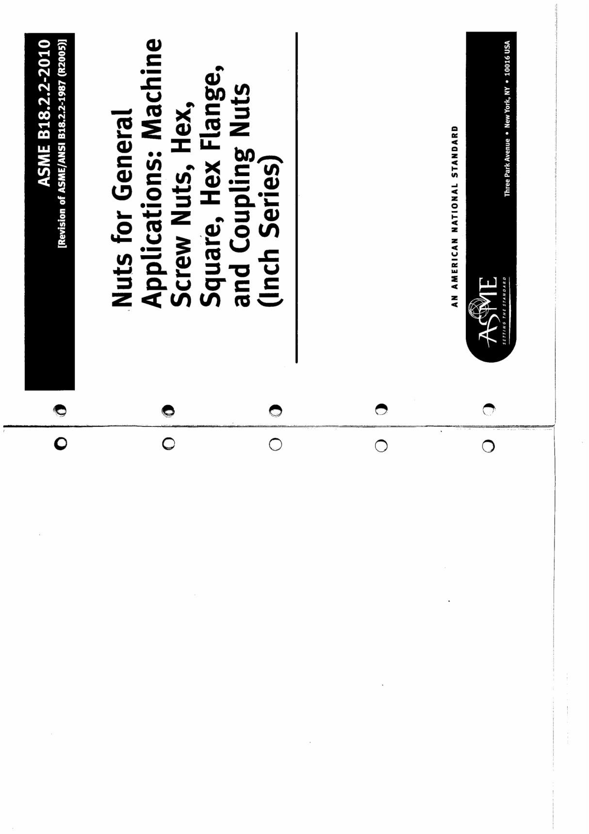 ASME B18.2.2-2010