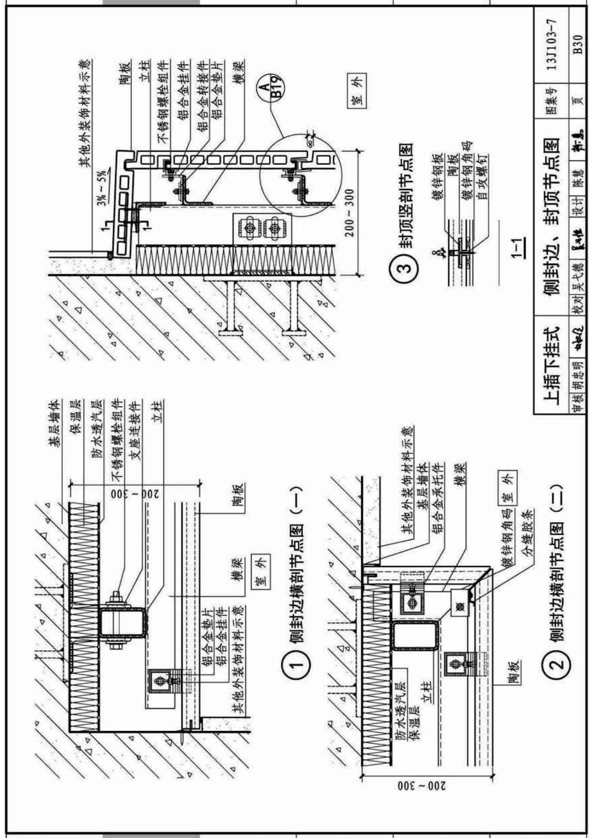 最新国标图集13J103-7人造板材幕墙-建筑标准设计图集电子版下载 2