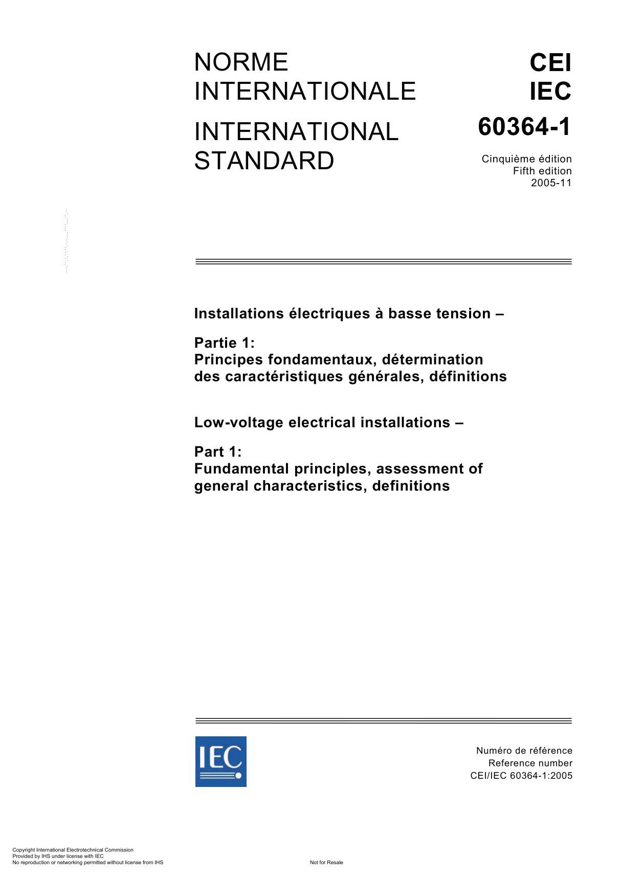 IEC 60364-1-2005