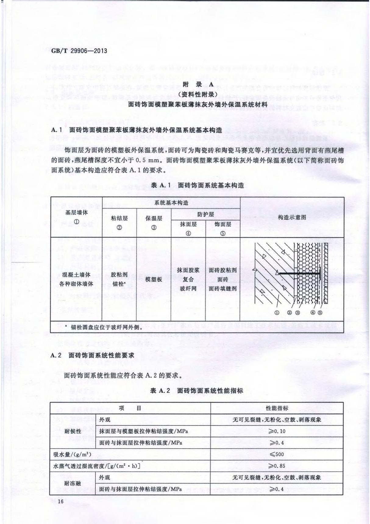 国标GB 29906-2013T 模塑聚苯板薄抹灰外墙外保温系统材料-国家标准规范电子版下载 3