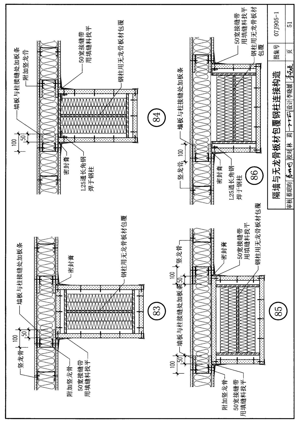 国标图集07J905-1防火建筑构造(一)-建筑标准设计图集电子版 2