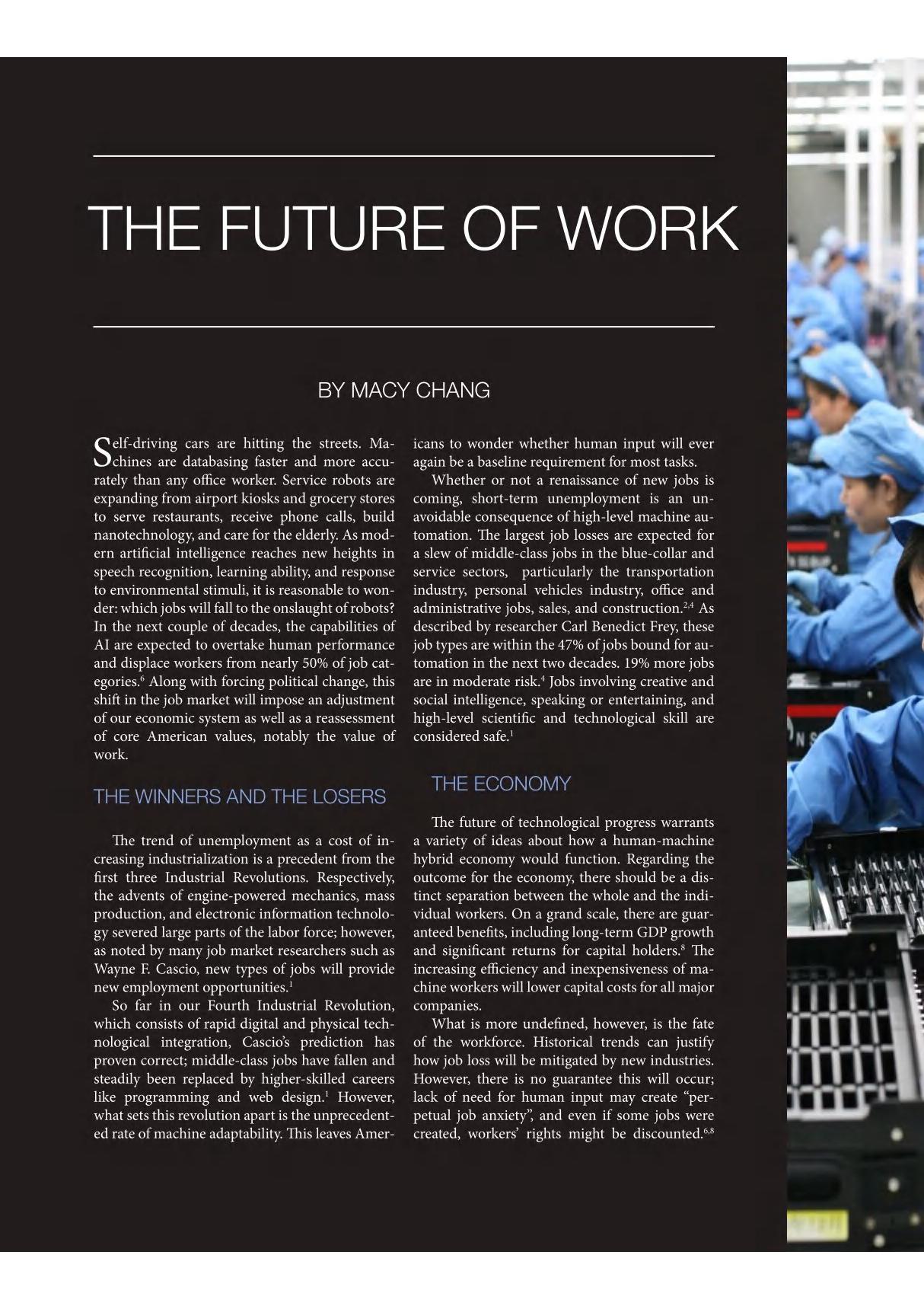 THE FUTURE OF WORK(工作的未来)