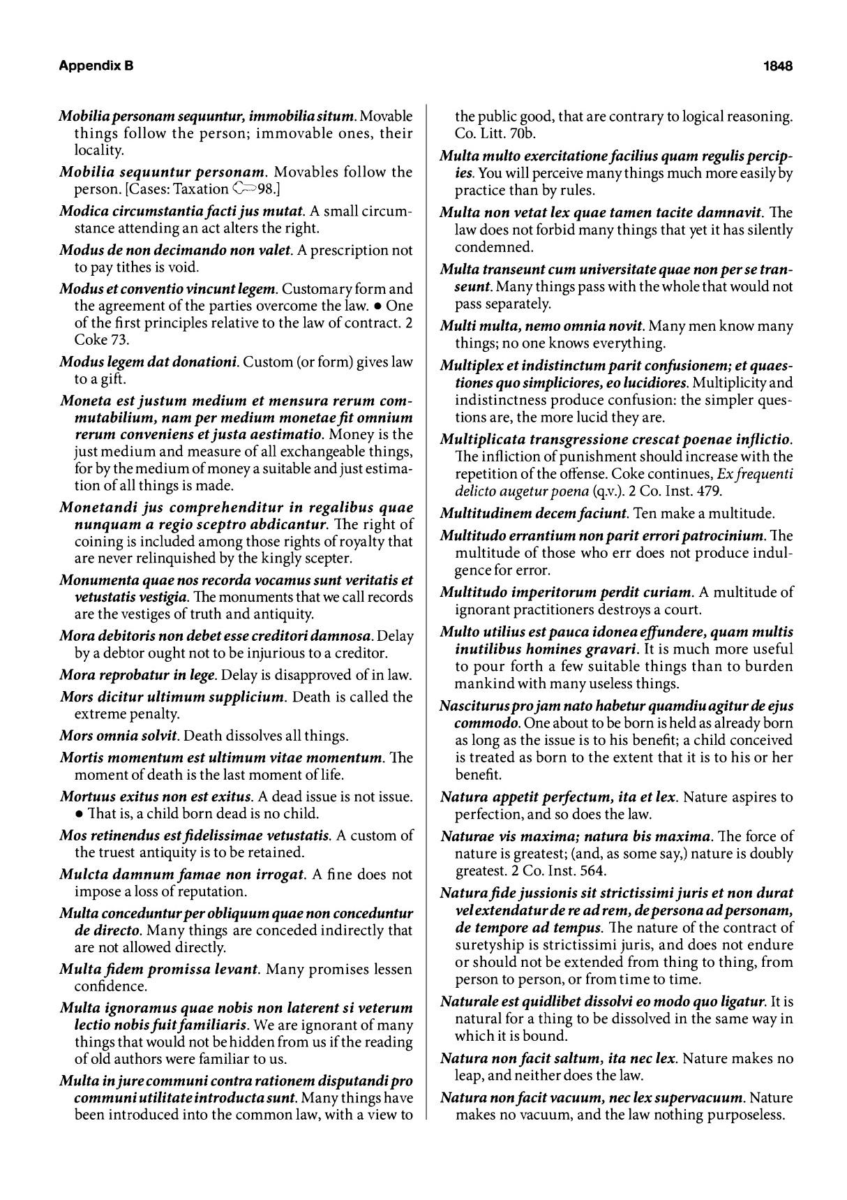 《布莱克法律词典第9版》Black's Law Dictionary 9th Edition - 29 - Appendix B - Legal Maxims 2