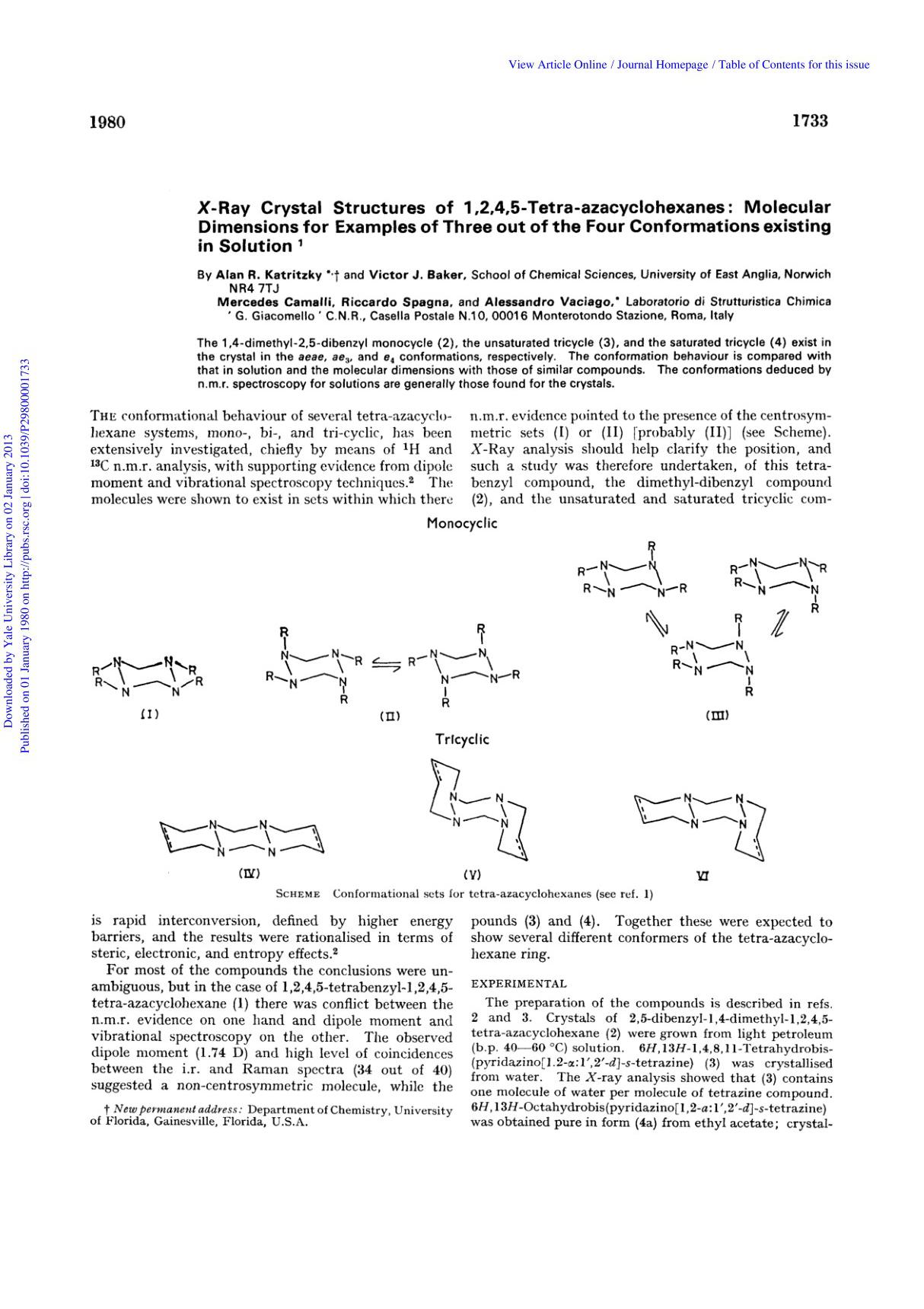 J.Chem.Soc.,PerkinTrans.2,1980,1733-1738