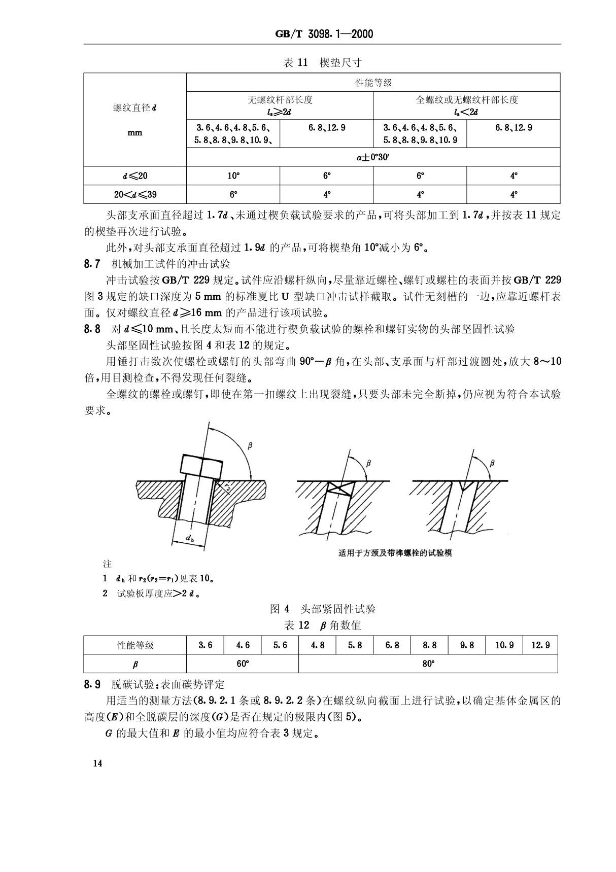 国家标准GB 3098.1-2000 紧固件机械性能 螺栓 螺钉和螺柱国家标准行业规范电子版下载 3